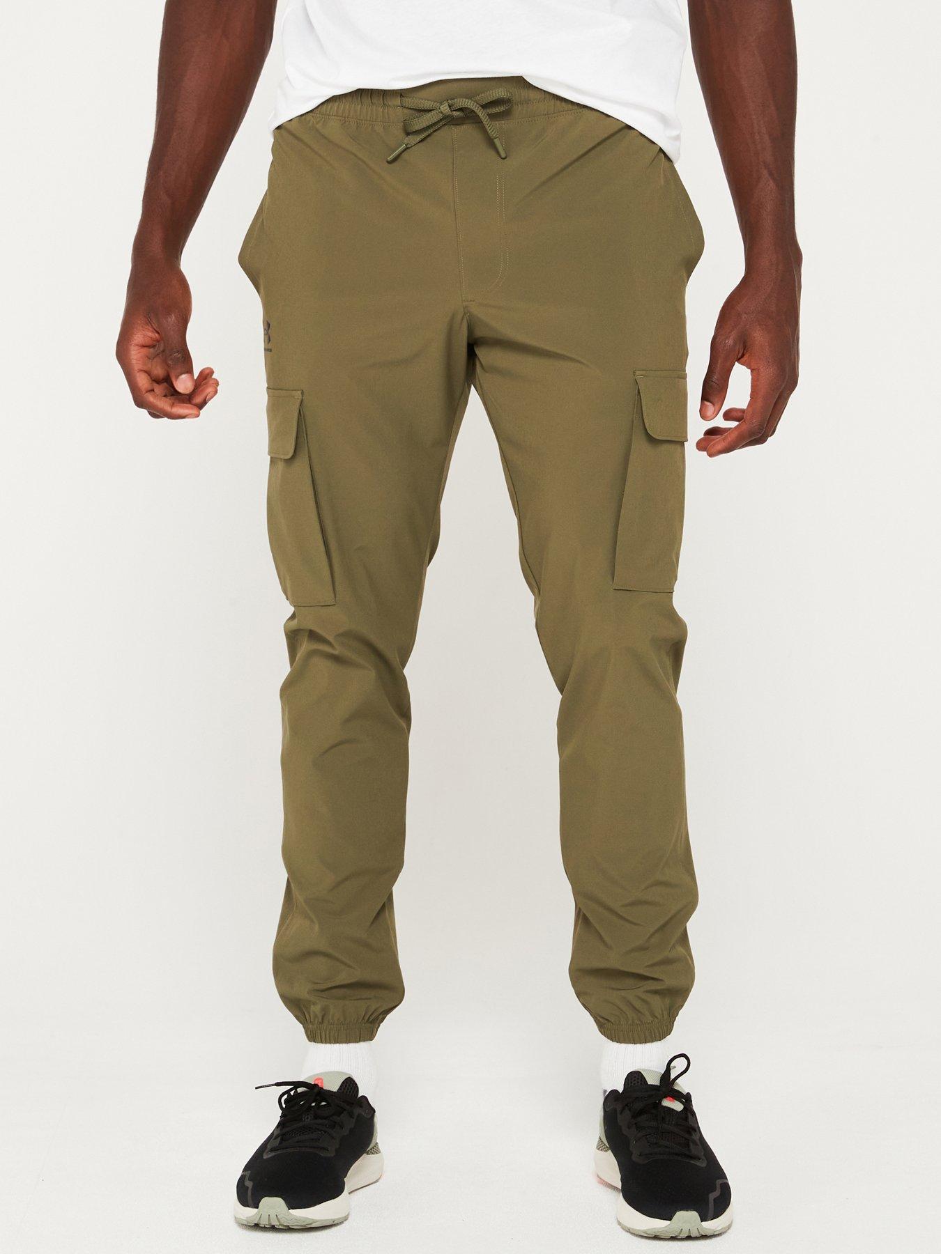 under-armour-mens-training-vibe-woven-cargo-pants-green