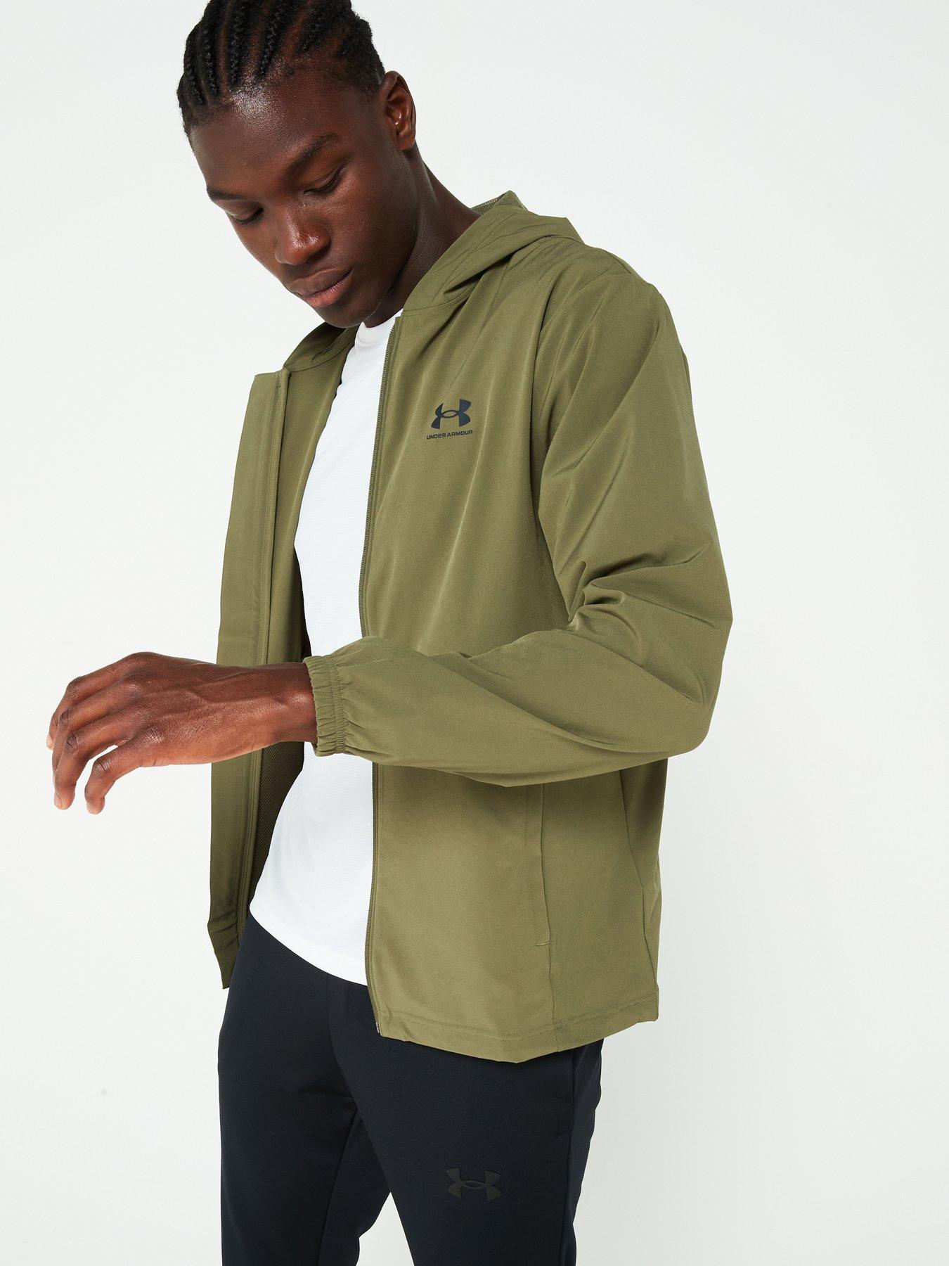 under-armour-mens-training-vibe-woven-windbreaker-greendetail