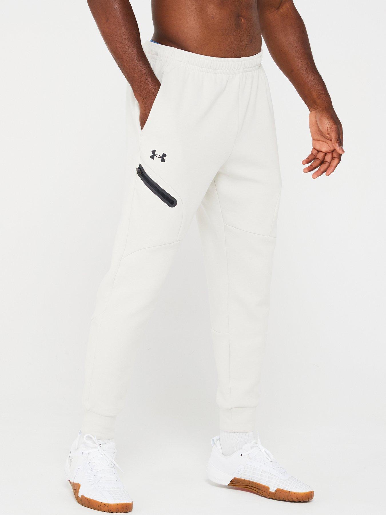 under-armour-mens-training-unstoppable-fleece-joggers-white