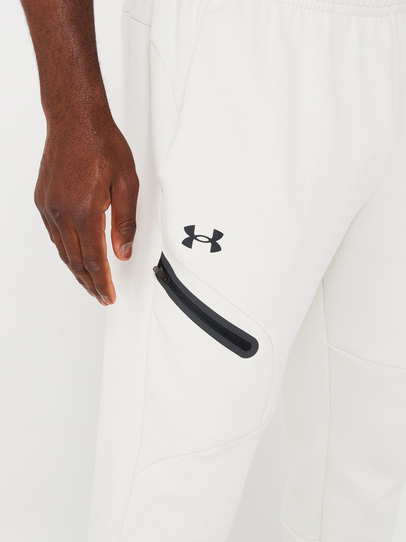 under-armour-mens-training-unstoppable-fleece-joggers-whiteoutfit