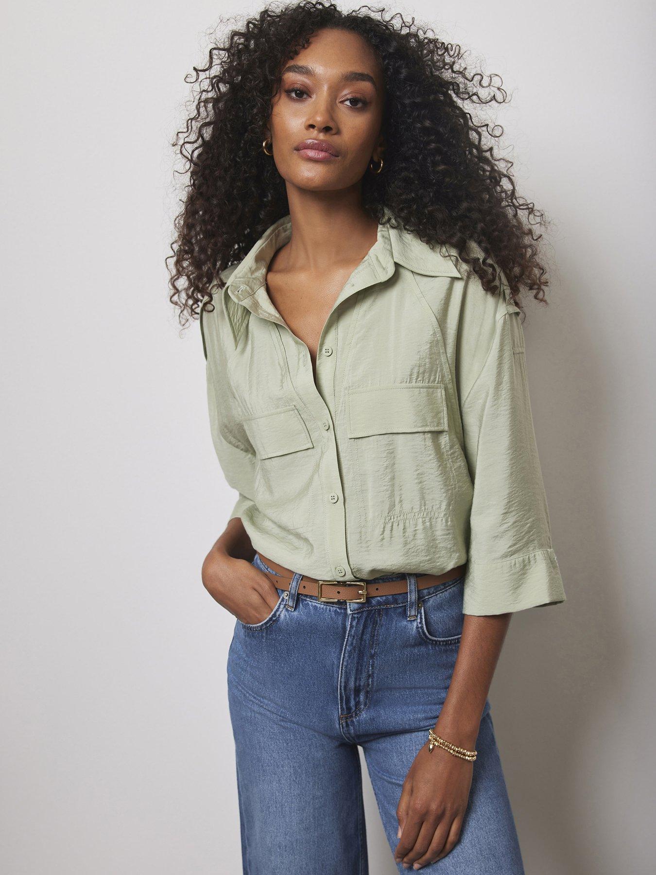 mint-velvet-khaki-utility-short-sleeve-shirtback