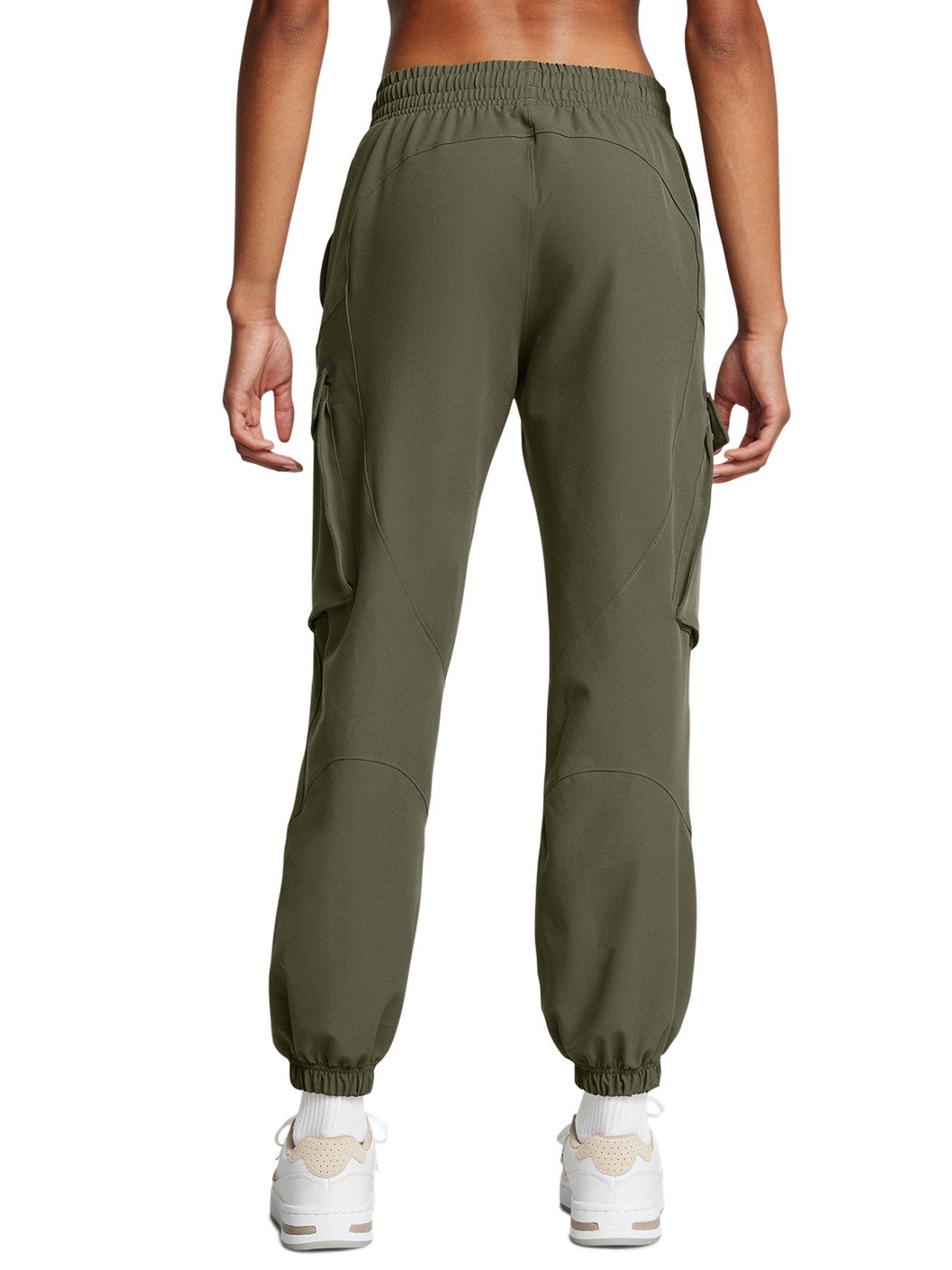 under-armour-womens-training-unstoppable-cargo-pants-khakiback