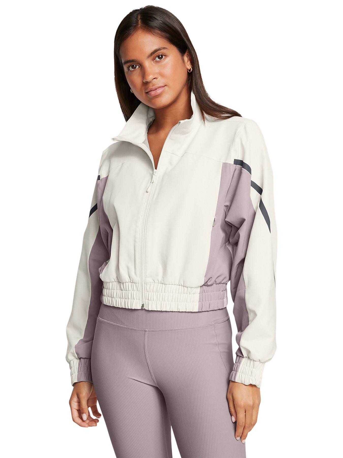 Image 1 of 6 of UNDER ARMOUR Women's Training Unstoppable Crop Jacket - Navy