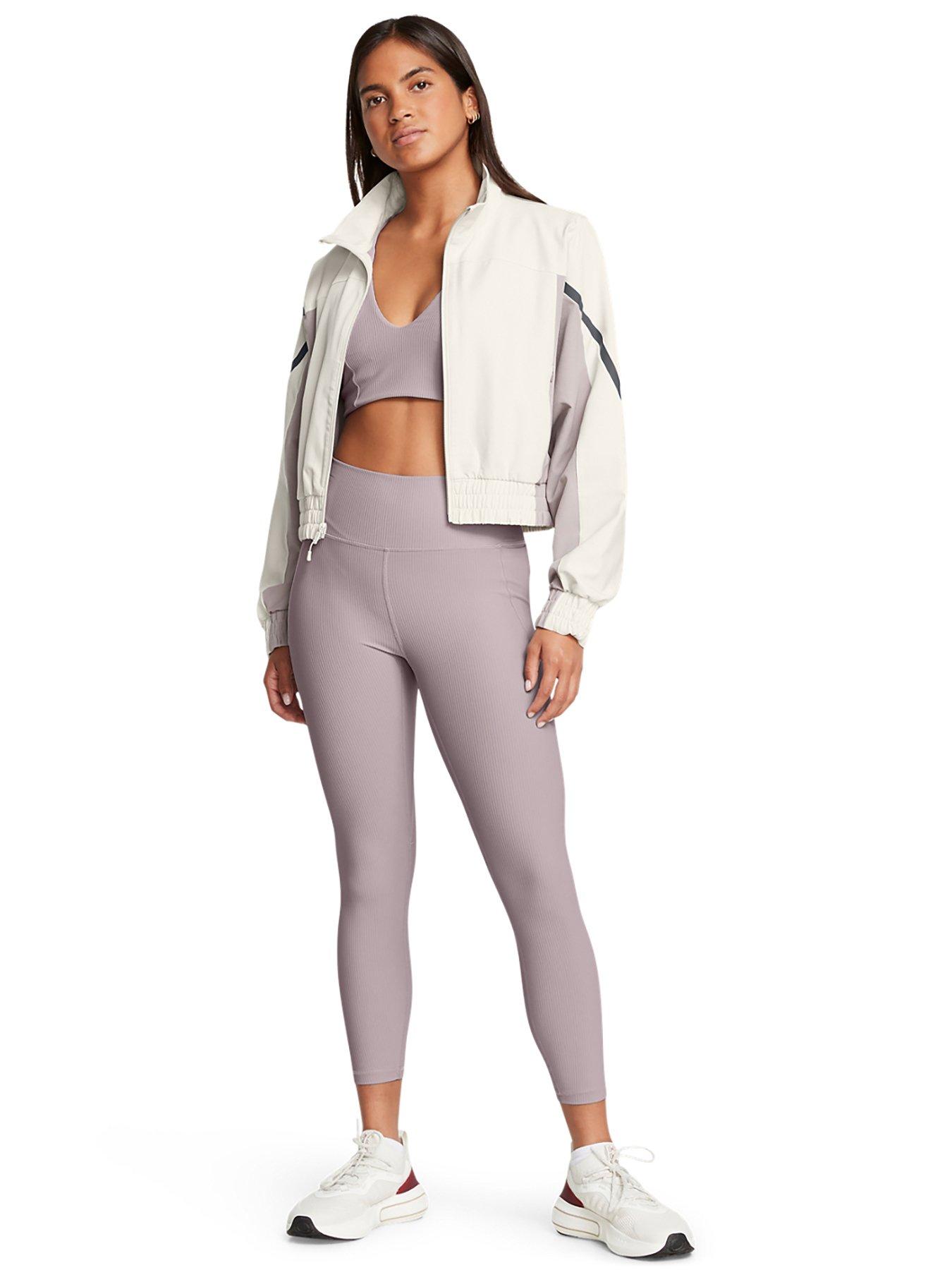Image 3 of 6 of UNDER ARMOUR Women's Training Unstoppable Crop Jacket - Navy
