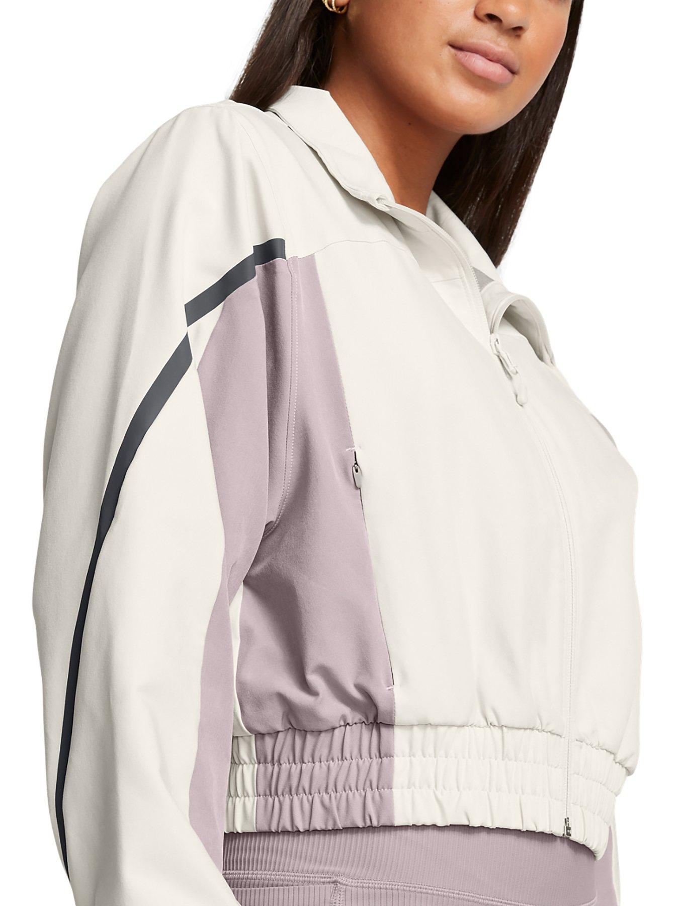 Image 4 of 6 of UNDER ARMOUR Women's Training Unstoppable Crop Jacket - Navy