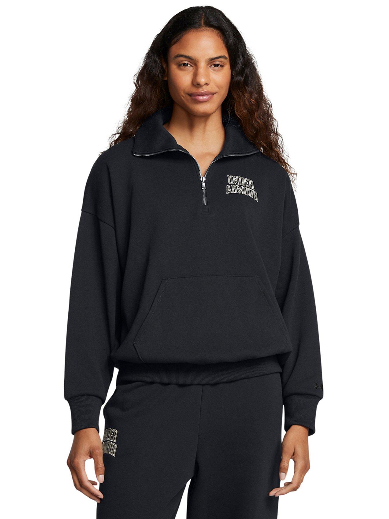 under-armour-womens-training-icon-heavyweight-terry-oversized-14-zip-sweatshirt--black