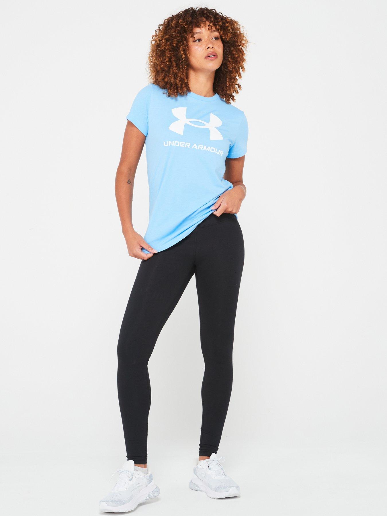 under-armour-womens-training-sportstyle-logo-t-shirt-blueback