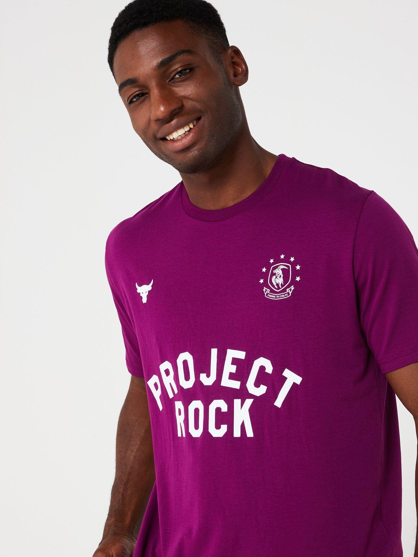 under-armour-mens-training-project-rock-t-shirt-purpleoutfit