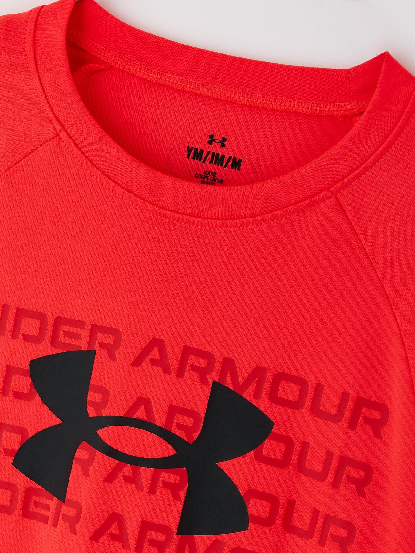 under-armour-boys-training-tech-wordmark-logo-t-shirt-redoutfit