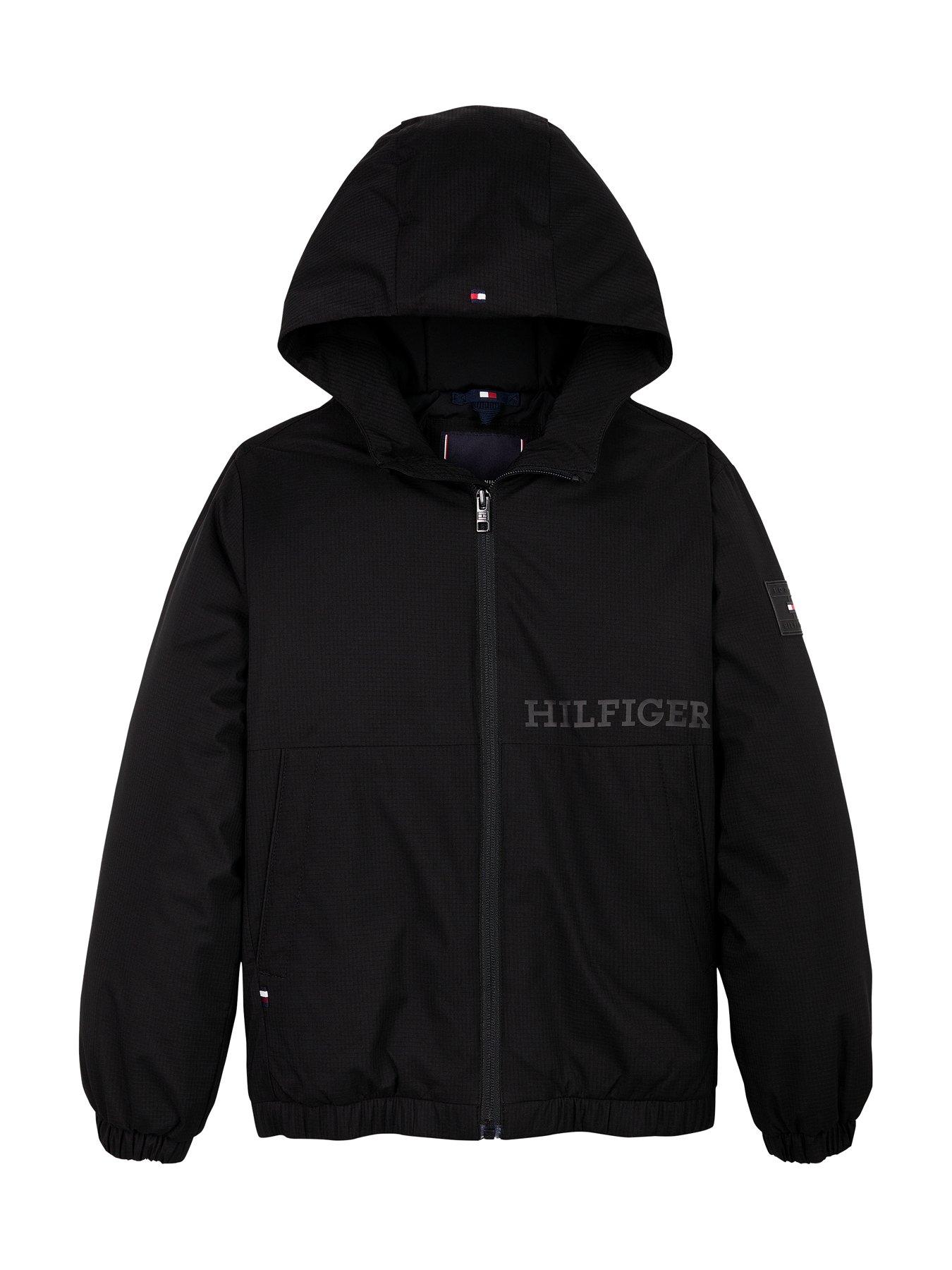 tommy-hilfiger-boys-light-padded-ribstop-jacket-blackstillFront