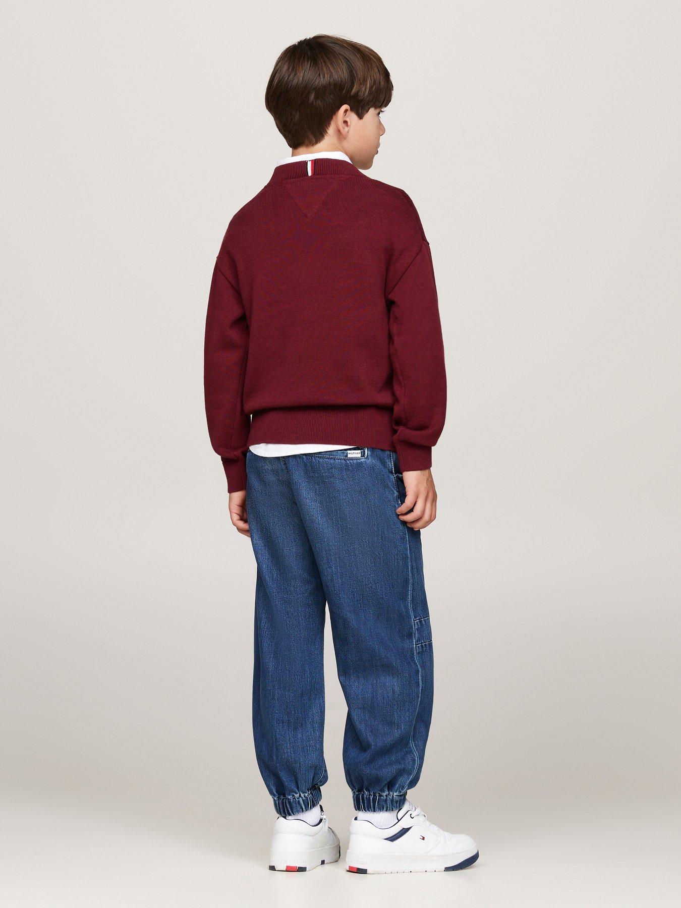 tommy-hilfiger-boys-essential-sweater-redstillFront