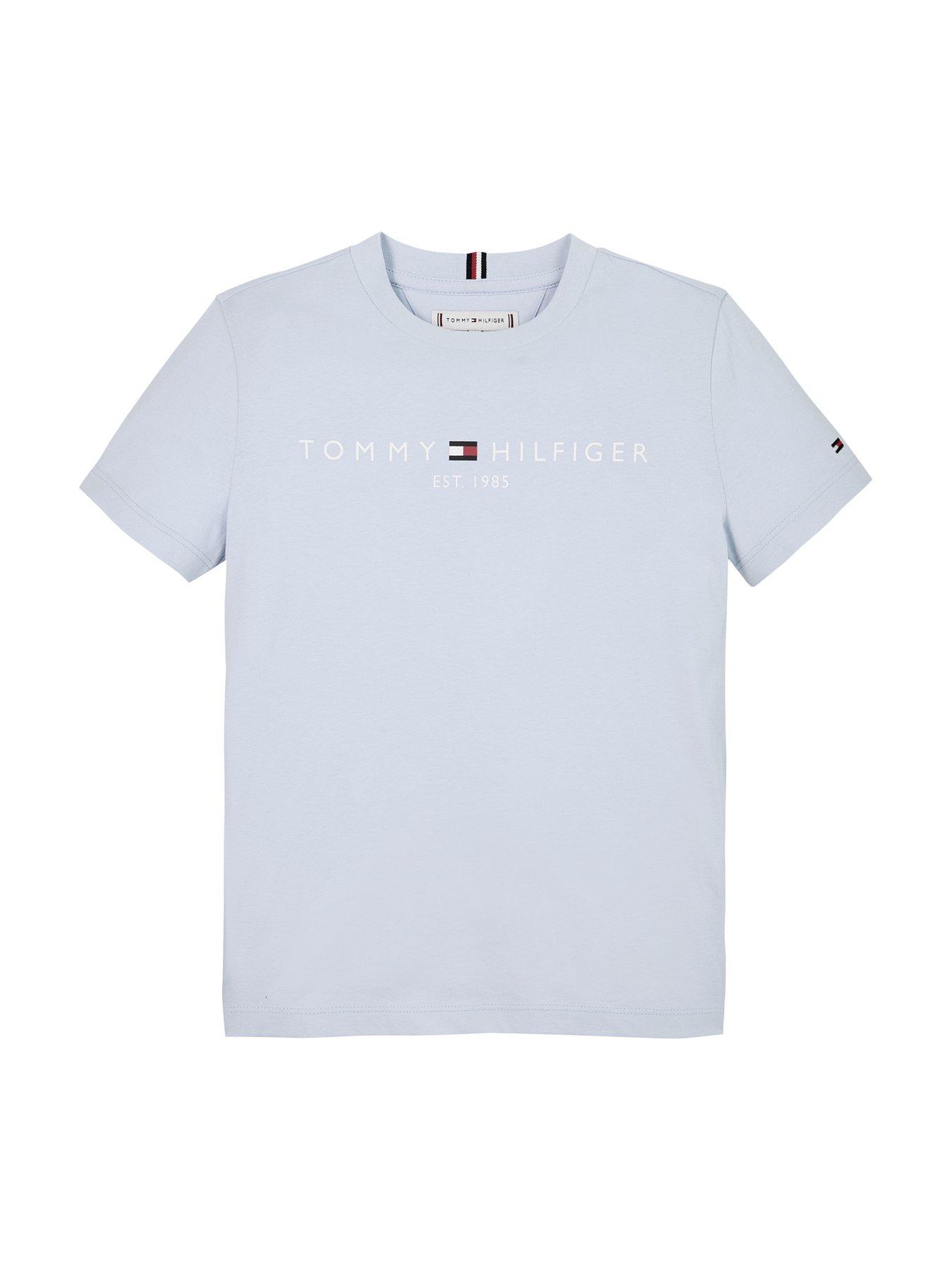 tommy-hilfiger-unisex-u-essential-short-sleeve-t-shirt-bluestillFront