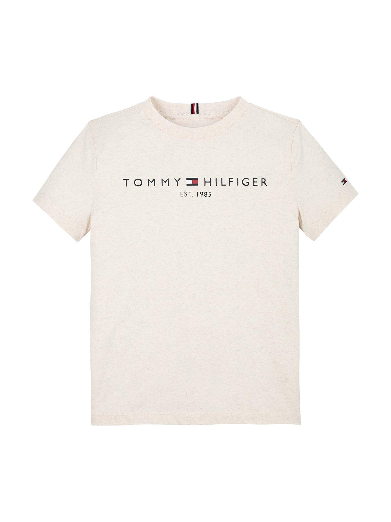 tommy-hilfiger-unisex-tommy-hilfiger-essential-short-sleeve-t-shirt-creamstillFront