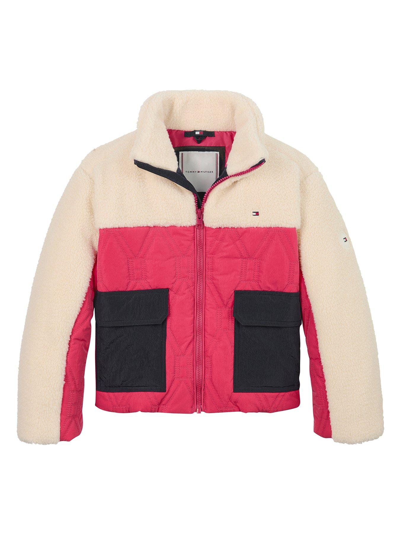 tommy-hilfiger-girls-flag-quilted-teddy-jacket-multi