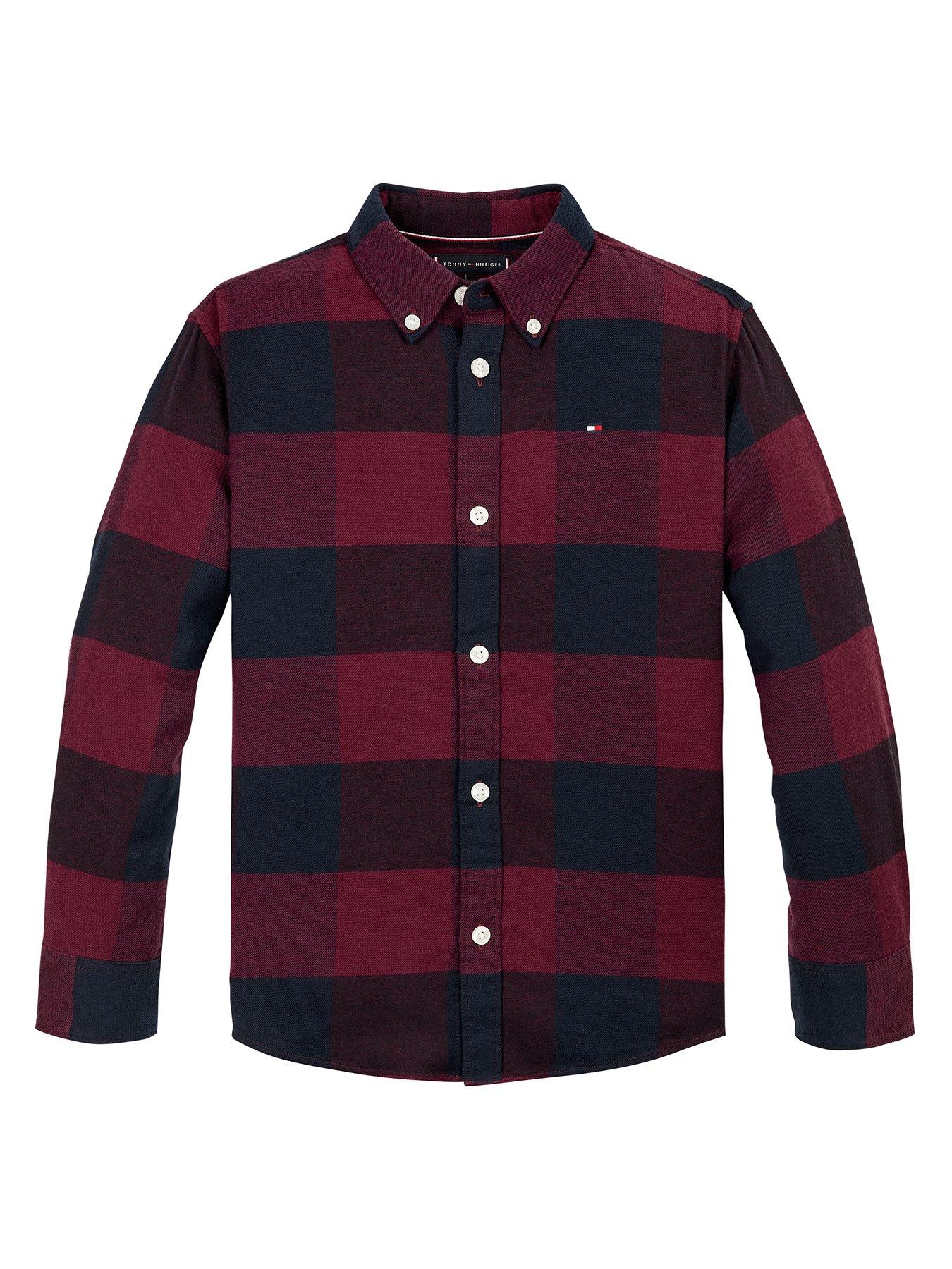 tommy-hilfiger-boys-flannel-check-long-sleeve-shirt-red