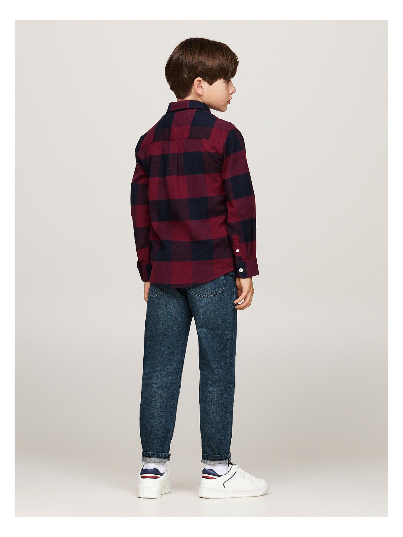 tommy-hilfiger-boys-flannel-check-long-sleeve-shirt-redback