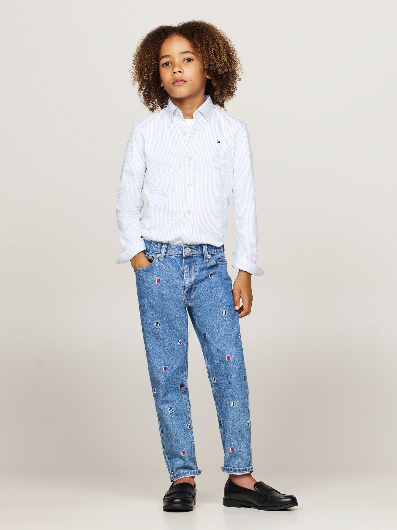 tommy-hilfiger-boys-allover-regular-long-sleeve-shirt-blueoutfit