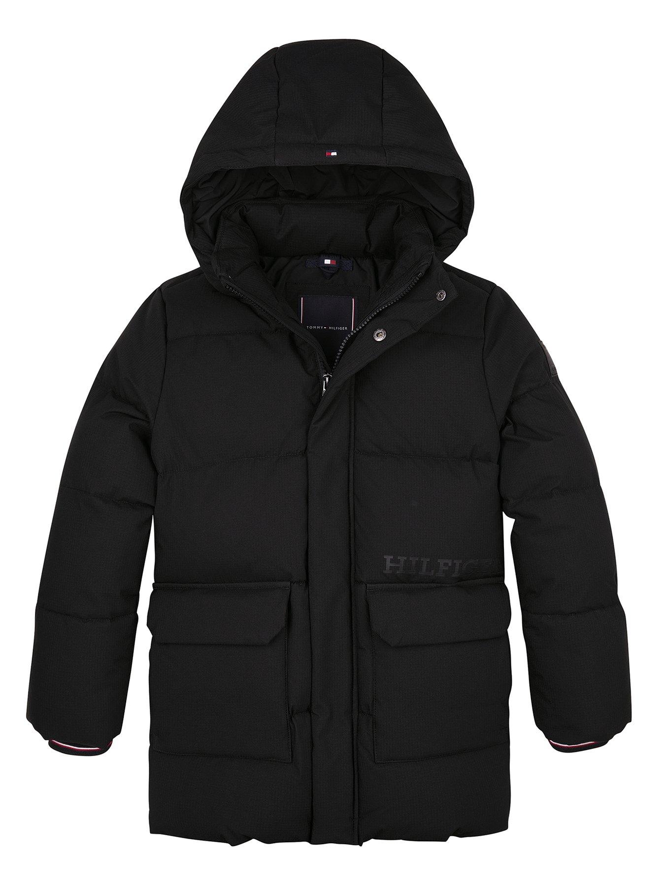 tommy-hilfiger-boys-monotype-ribstop-padded-jacket-black