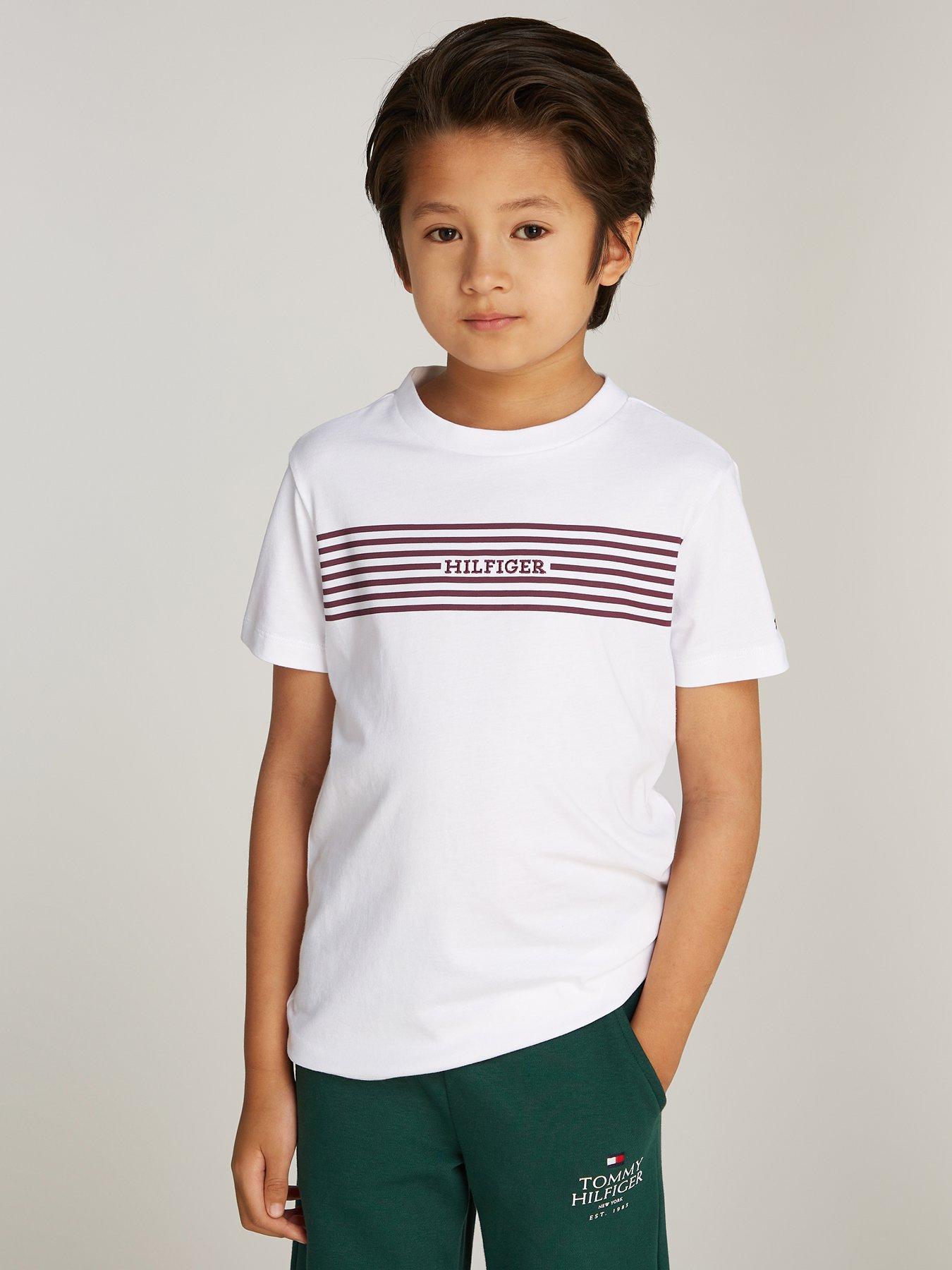 tommy-hilfiger-boys-monotype-print-stripe-reg-short-sleeve-t-shirt-whitestillFront