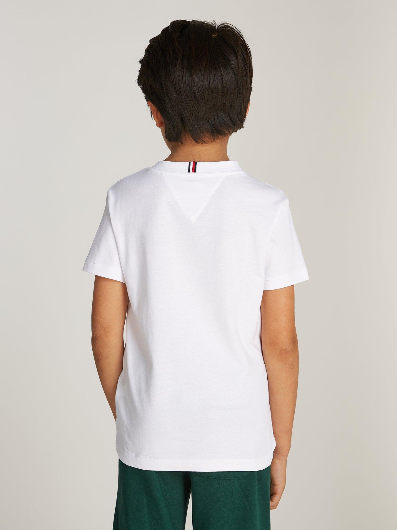 tommy-hilfiger-boys-monotype-print-stripe-reg-short-sleeve-t-shirt-whiteoutfit