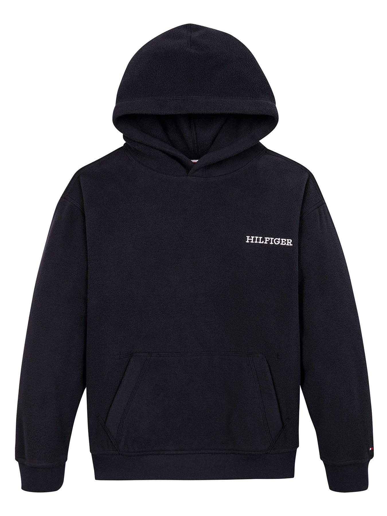 Tommy hilfiger navy hoodie sales