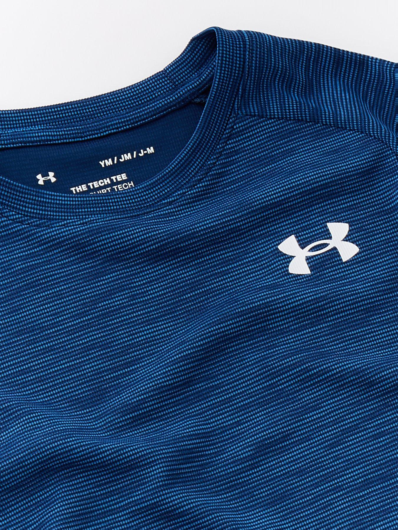 under-armour-boys-training-tech-textured-short-sleevenbspt-shirt-blueoutfit