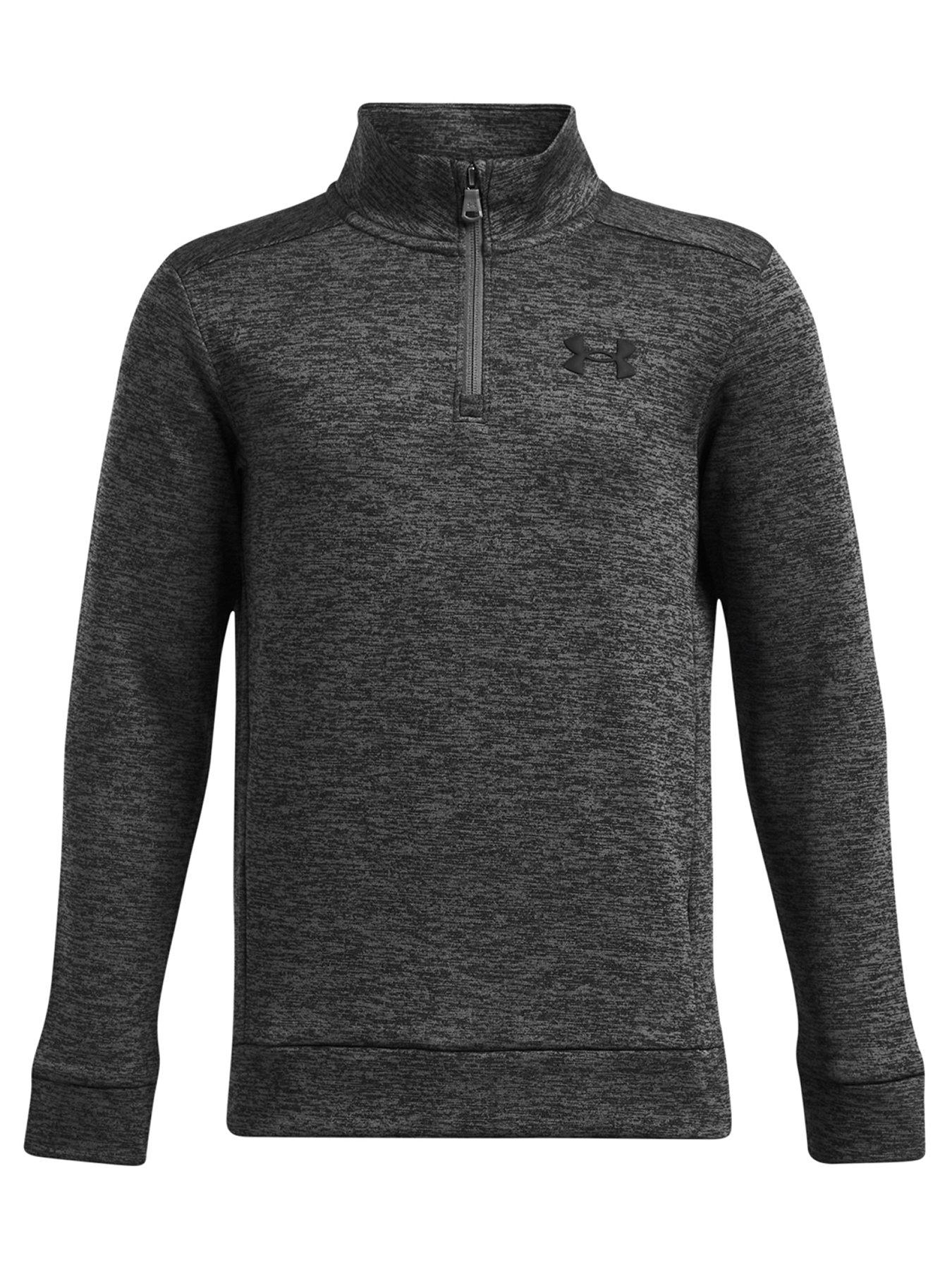 under-armour-boys-training-armour-fleece-14-zip-grey