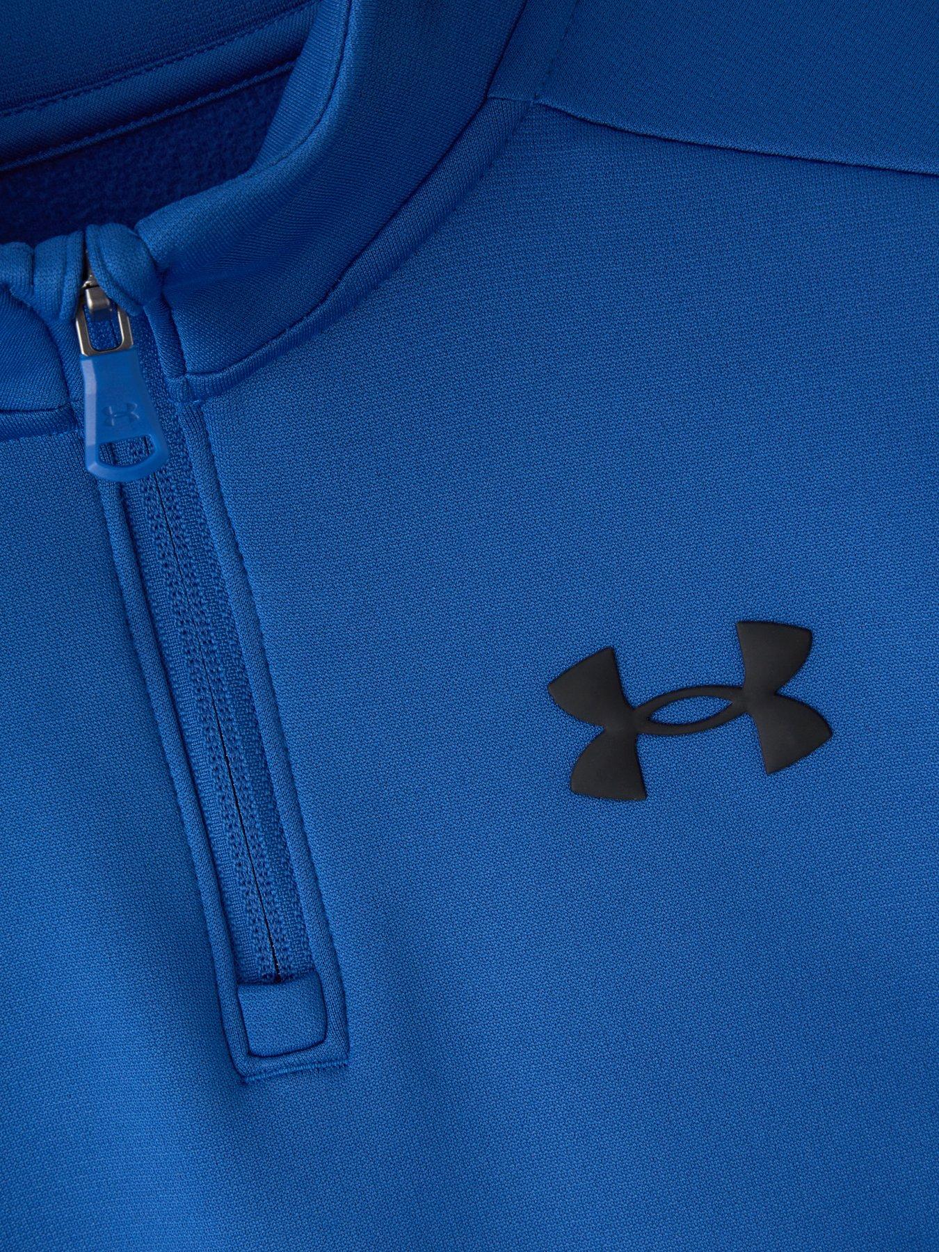 under-armour-boys-training-armour-fleece-14-zip-blueoutfit