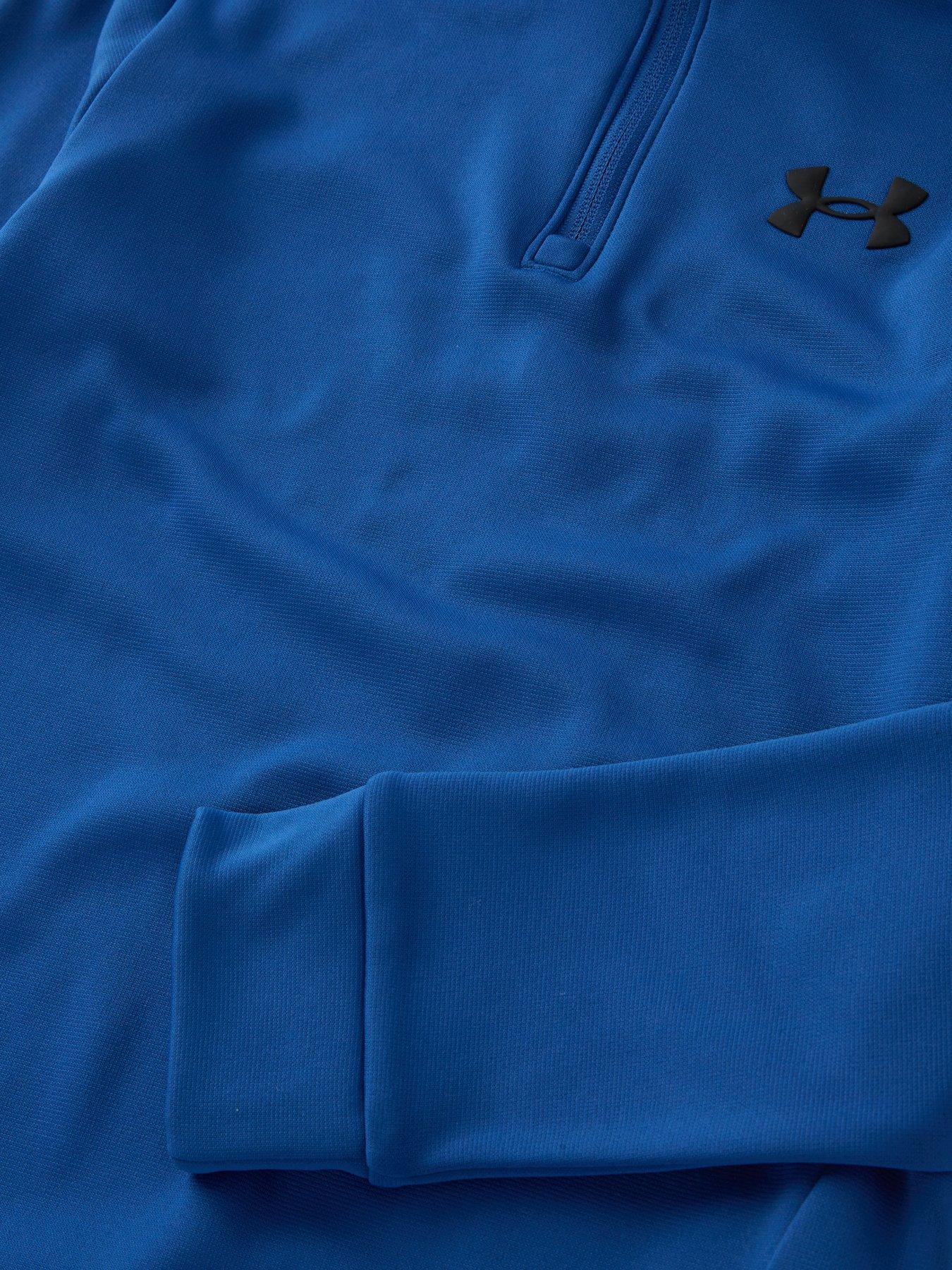 under-armour-boys-training-armour-fleece-14-zip-bluedetail