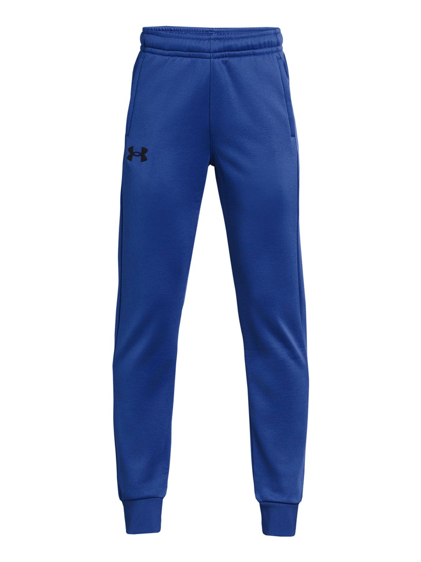 under-armour-boys-training-armour-fleece-joggers-bluefront