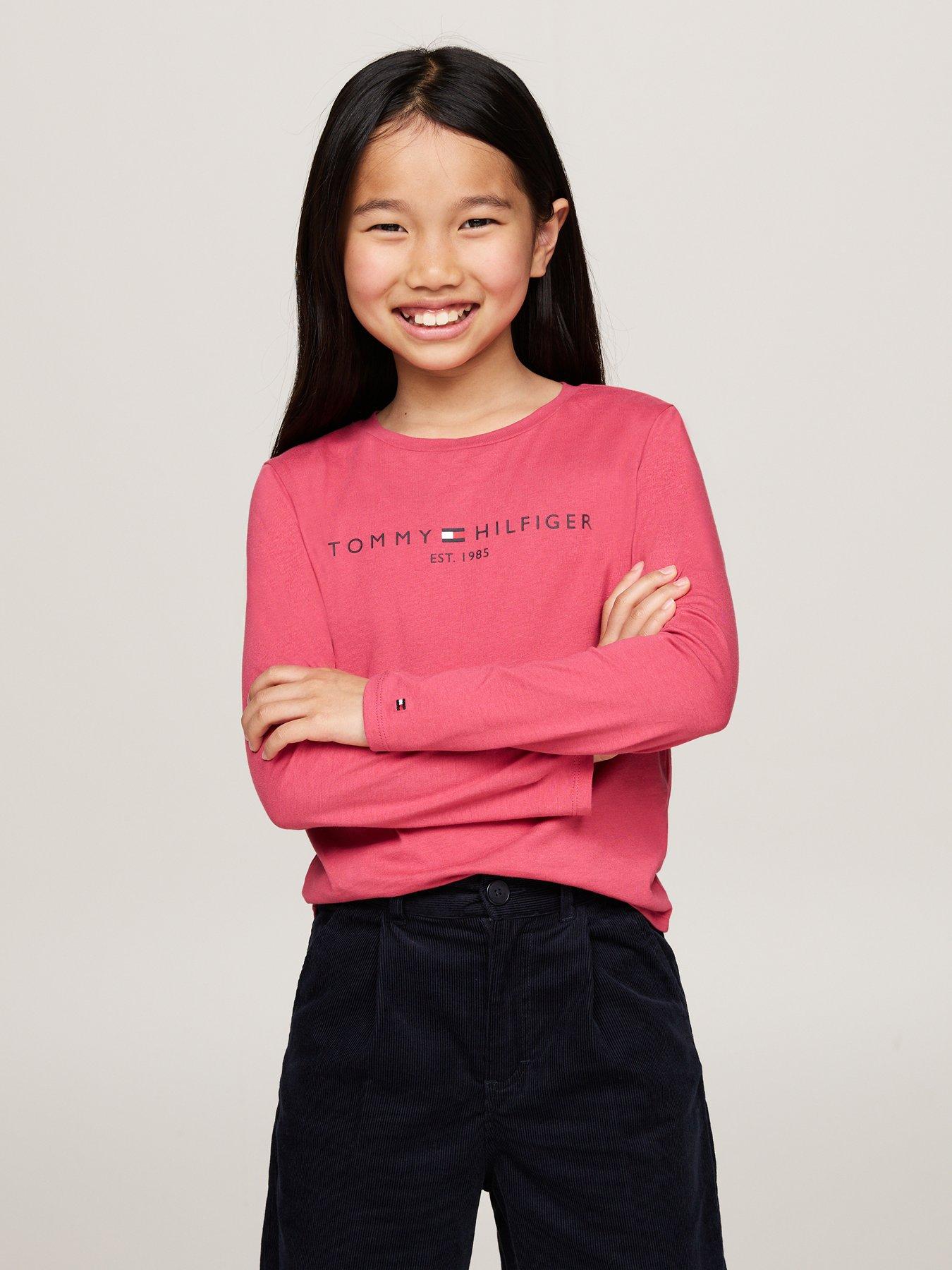 tommy-hilfiger-girls-essential-long-sleeve-t-shirt-pink