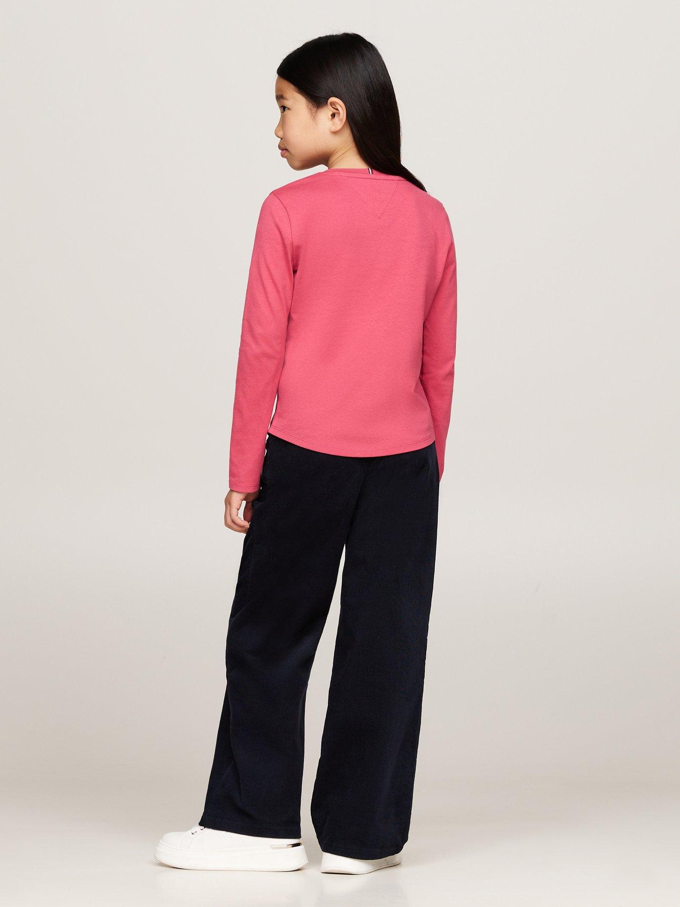 tommy-hilfiger-girls-essential-long-sleeve-t-shirt-pinkstillFront