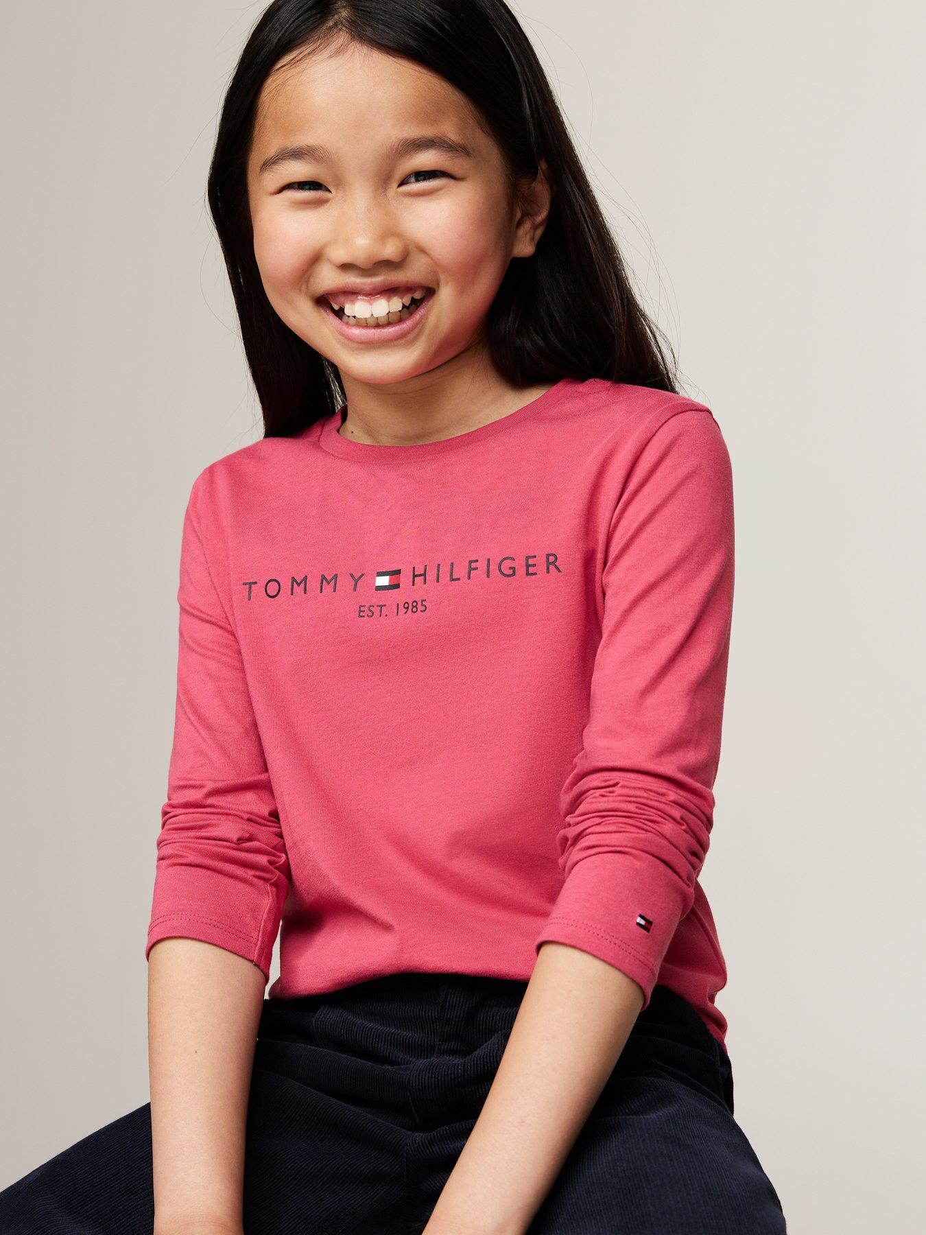 tommy-hilfiger-girls-essential-long-sleeve-t-shirt-pinkoutfit