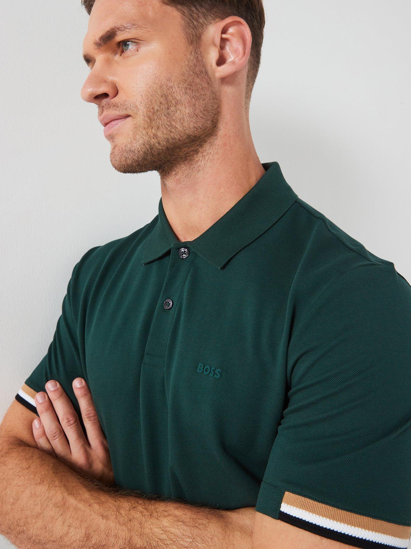 boss-boss-parlay-147-regular-fit-corporate-sleeve-trim-polo-shirt-dark-greendetail