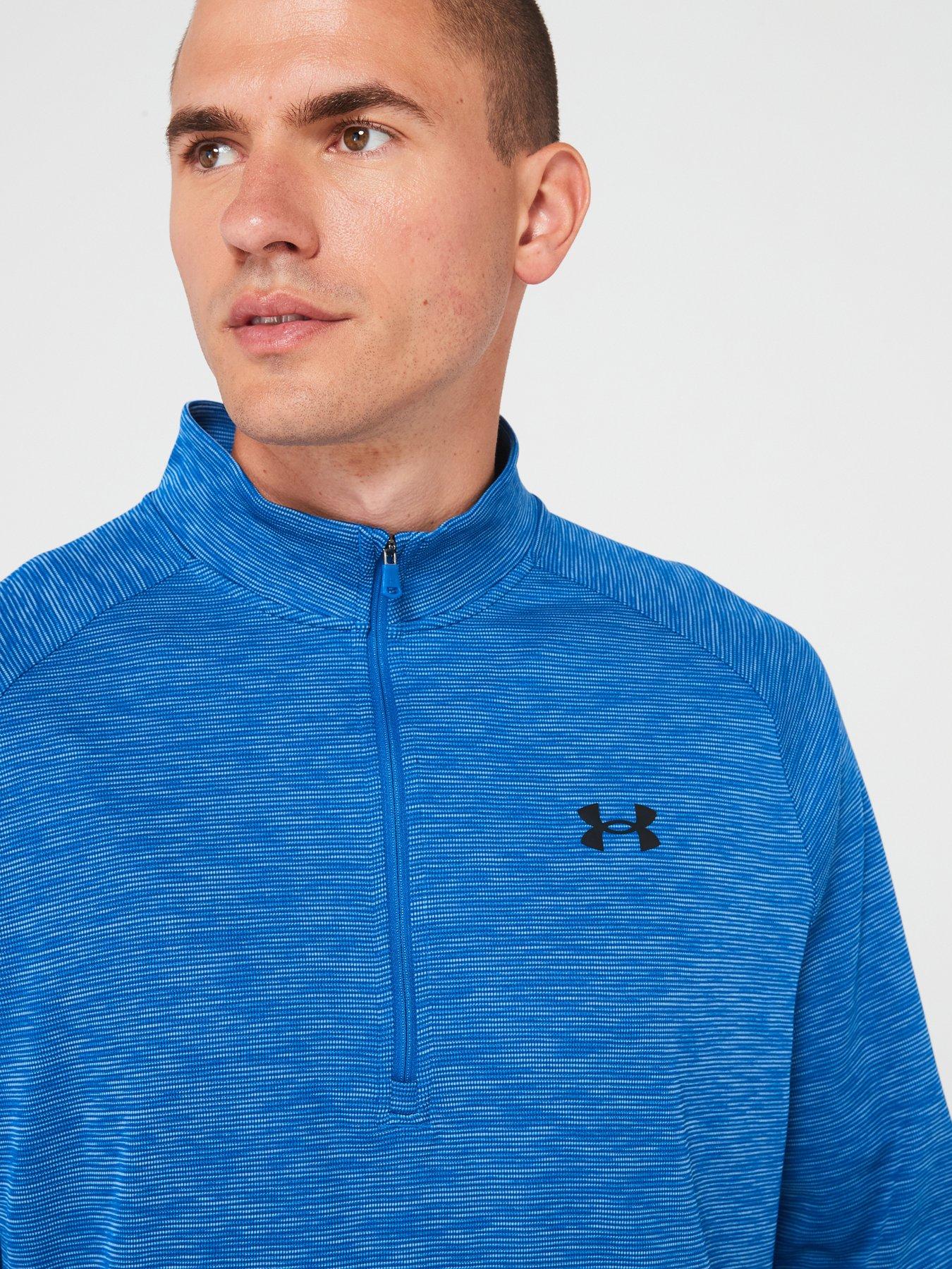 under-armour-mens-training-tech-textured-12-zip-bluedetail