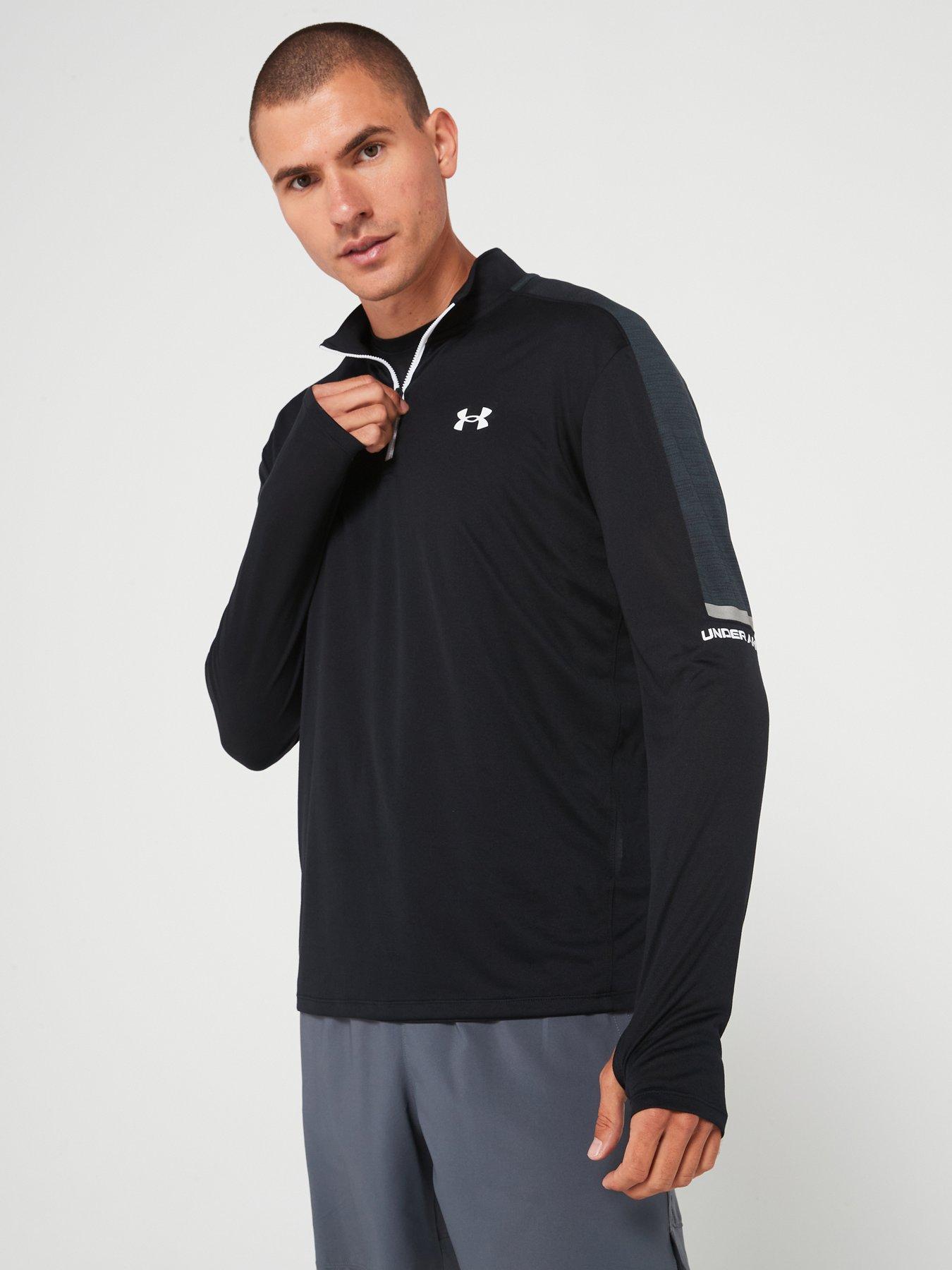 under-armour-mens-training-tech-utility-14-zip-black