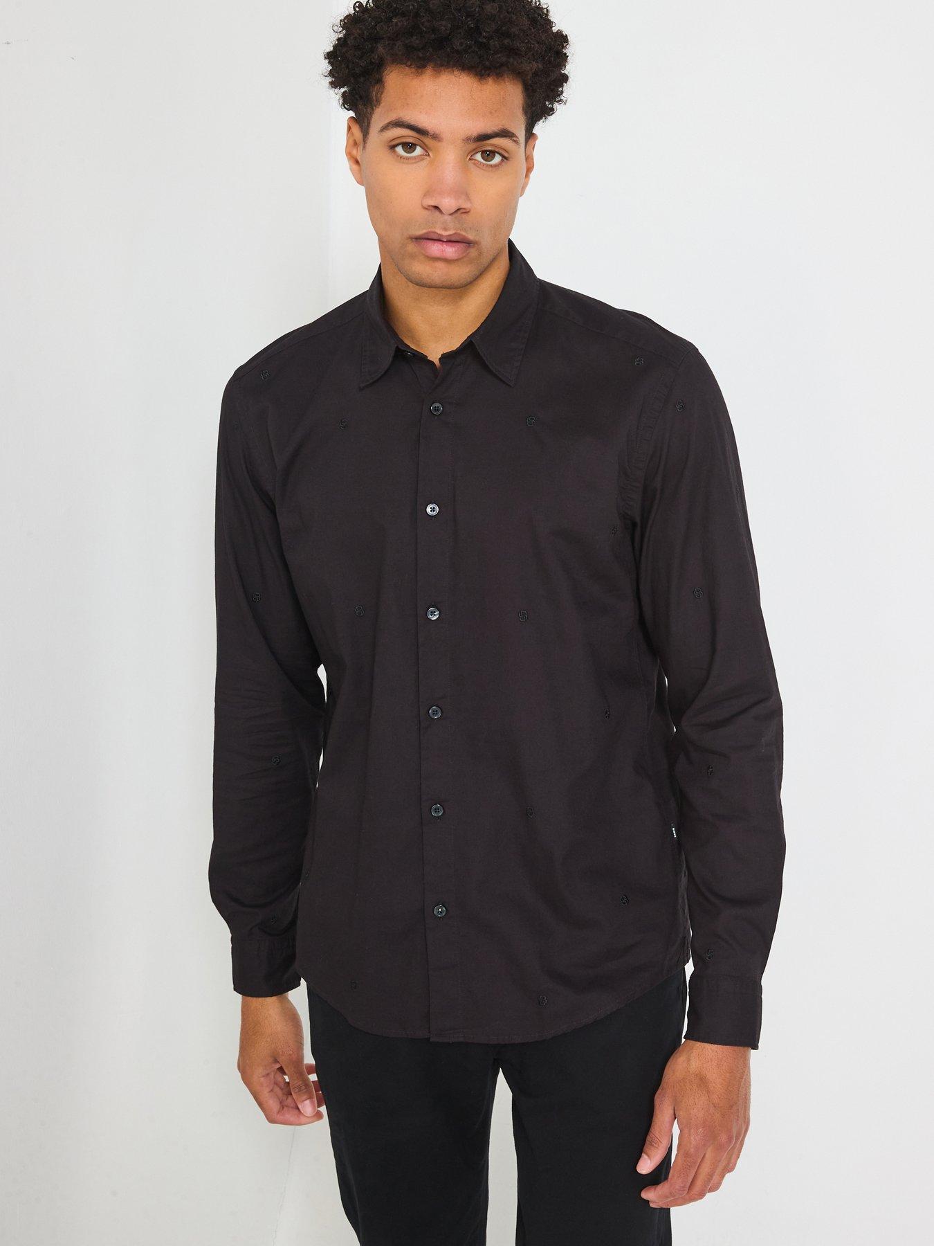 boss-boss-c-liam-regular-fit-bb-embroided-shirt-black