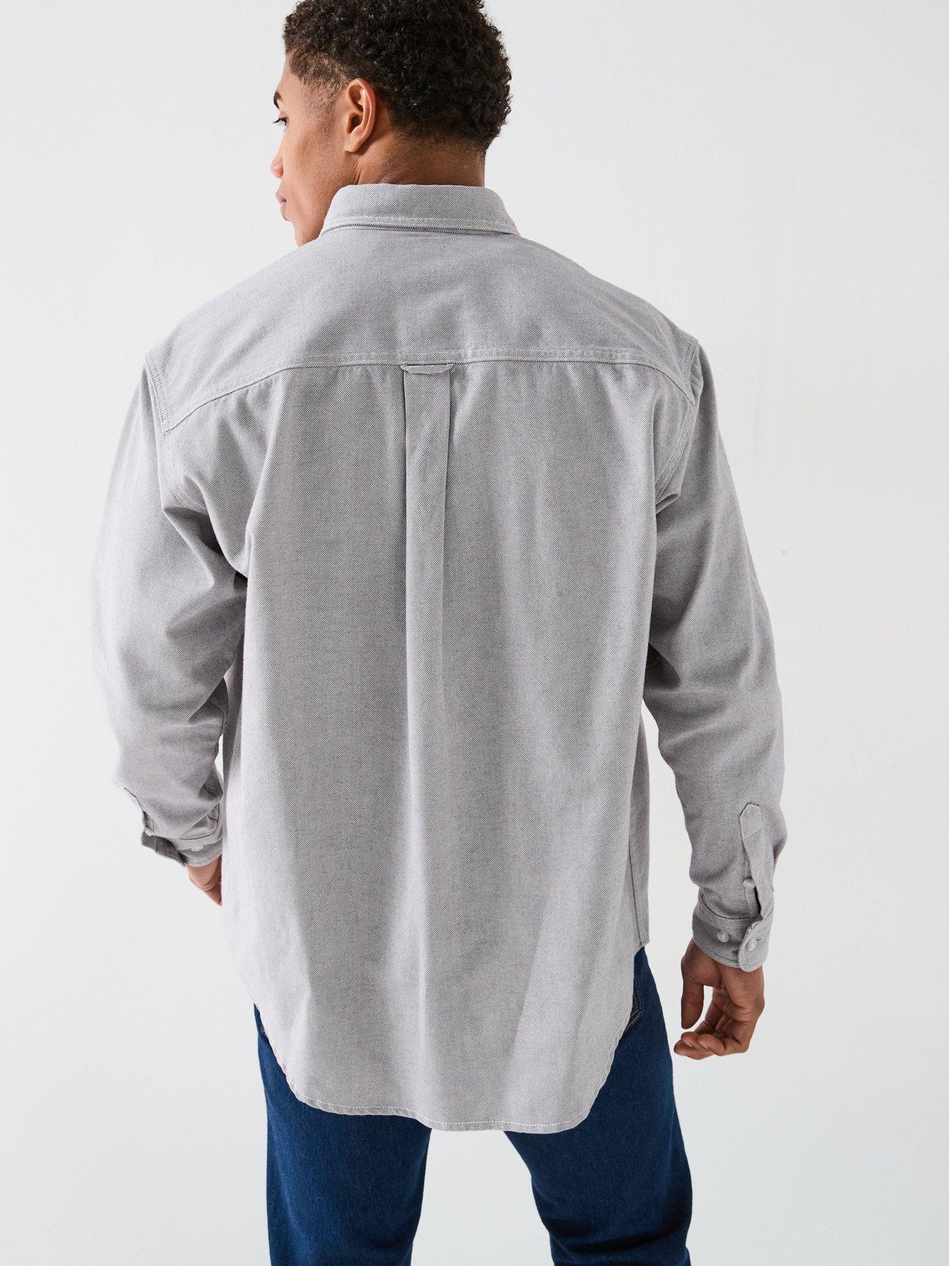 Image 2 of 6 of BOSS C-Olly Button Down Overshirt - Grey