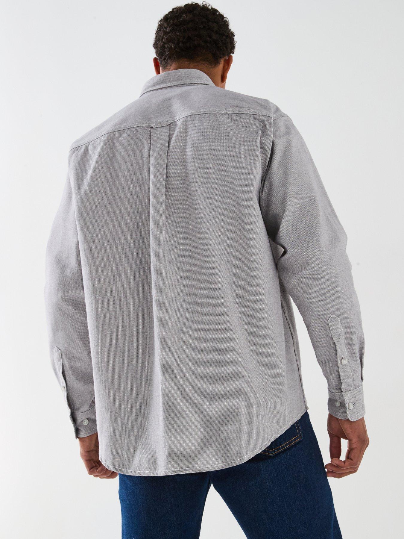 Image 6 of 6 of BOSS C-Olly Button Down Overshirt - Grey