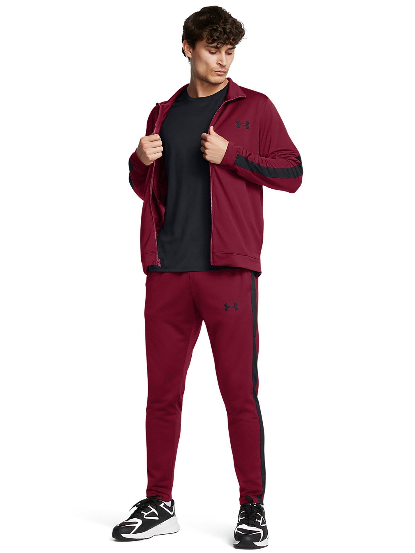 under-armour-mens-training-knit-tracksuit-burgundy