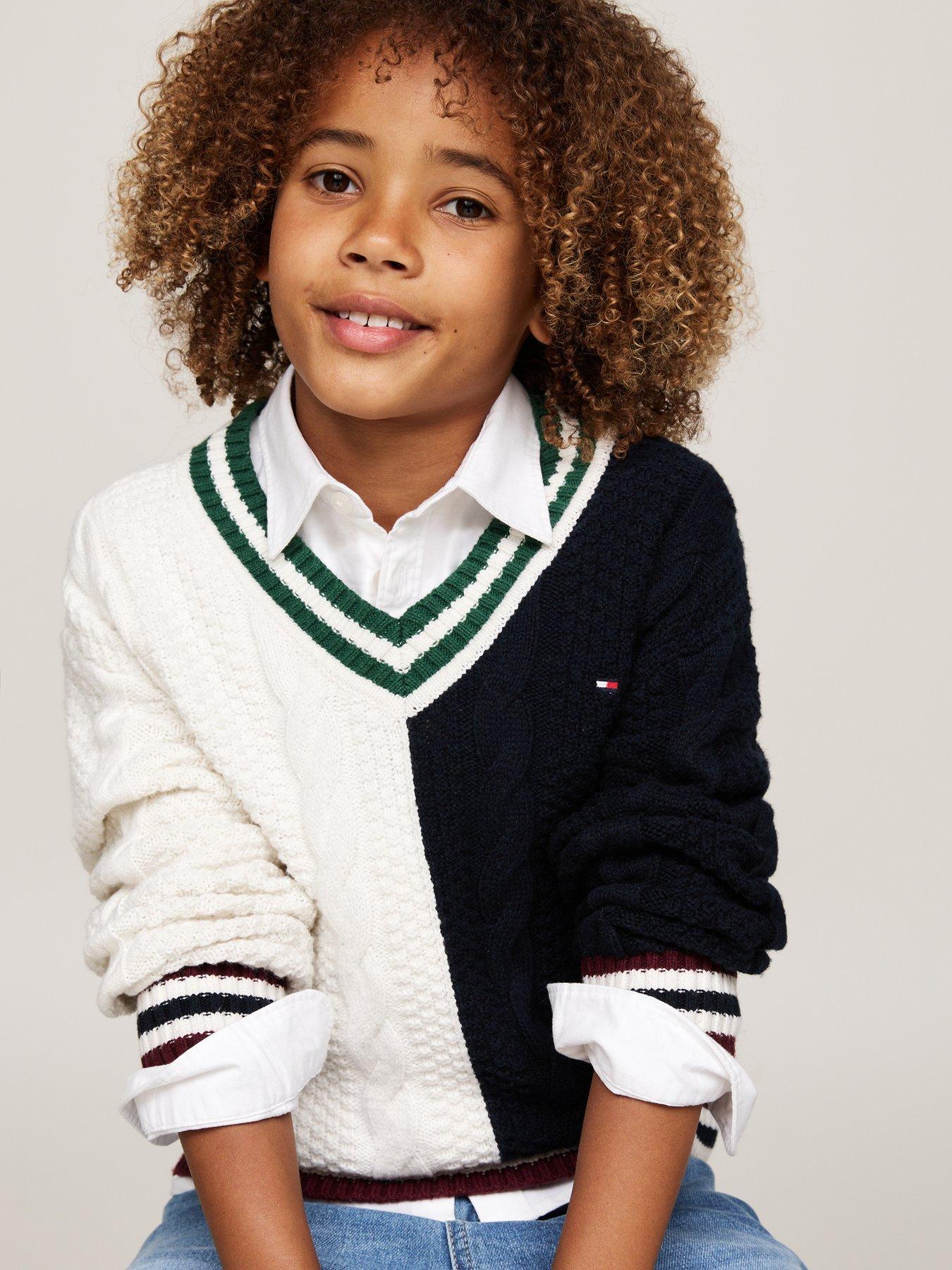 tommy-hilfiger-boys-colorblock-cable-v-neck-sweater-multidetail