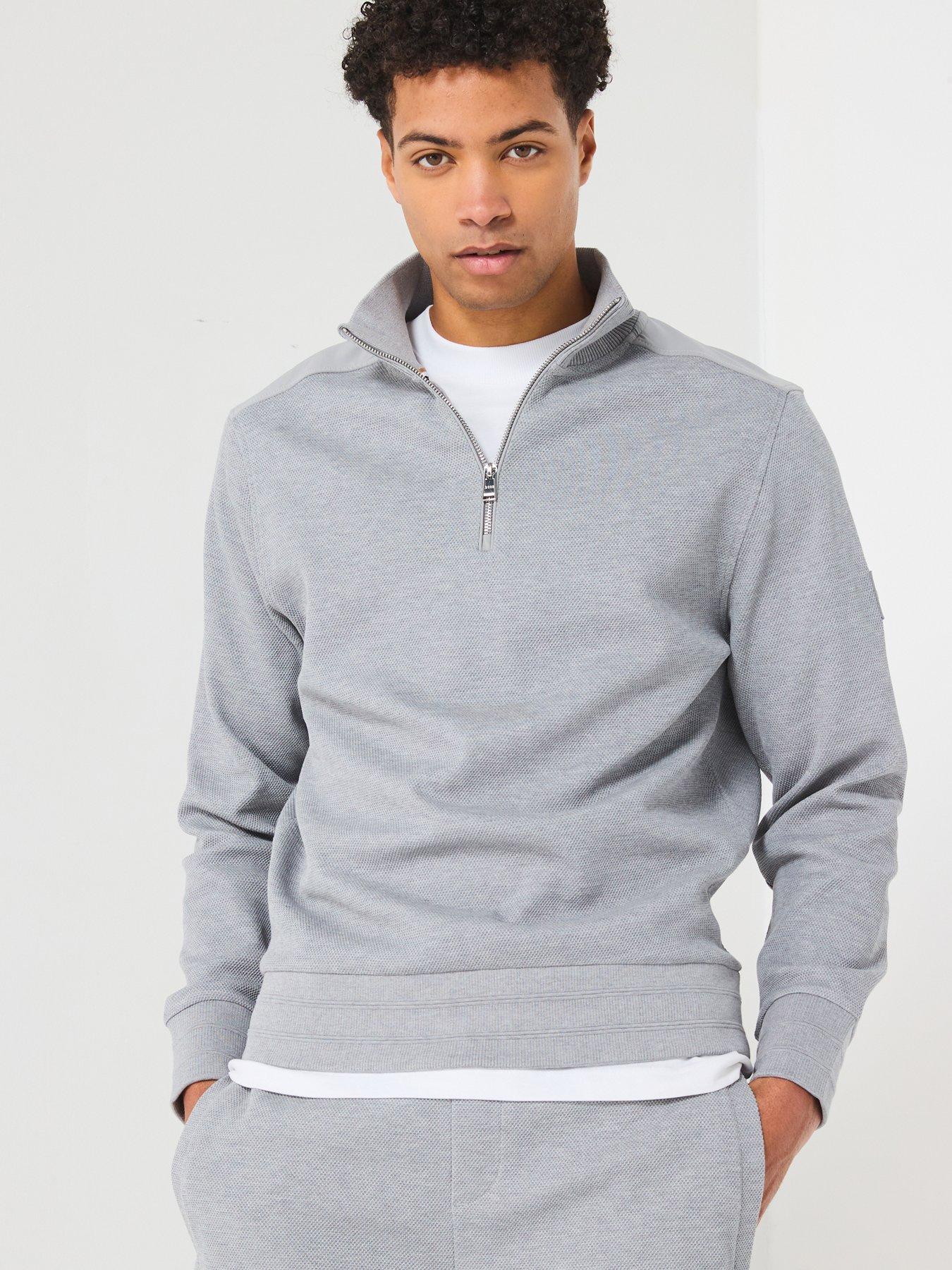 boss-boss-h-sidney-59-regular-fit-nylon-shoulder-14-zip-sweat-silver