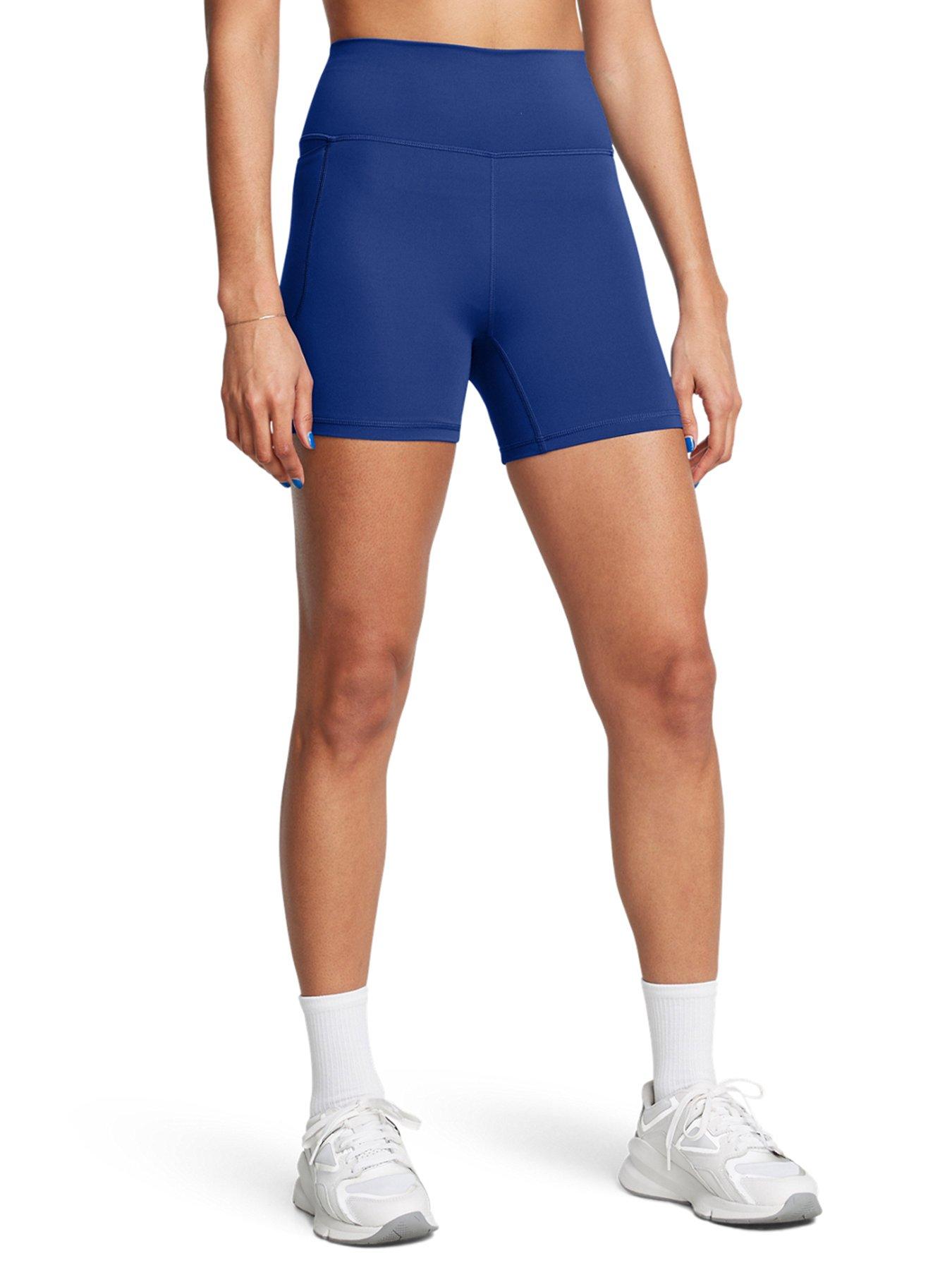 under-armour-womens-training-meridian-middy-shorts-bluefront