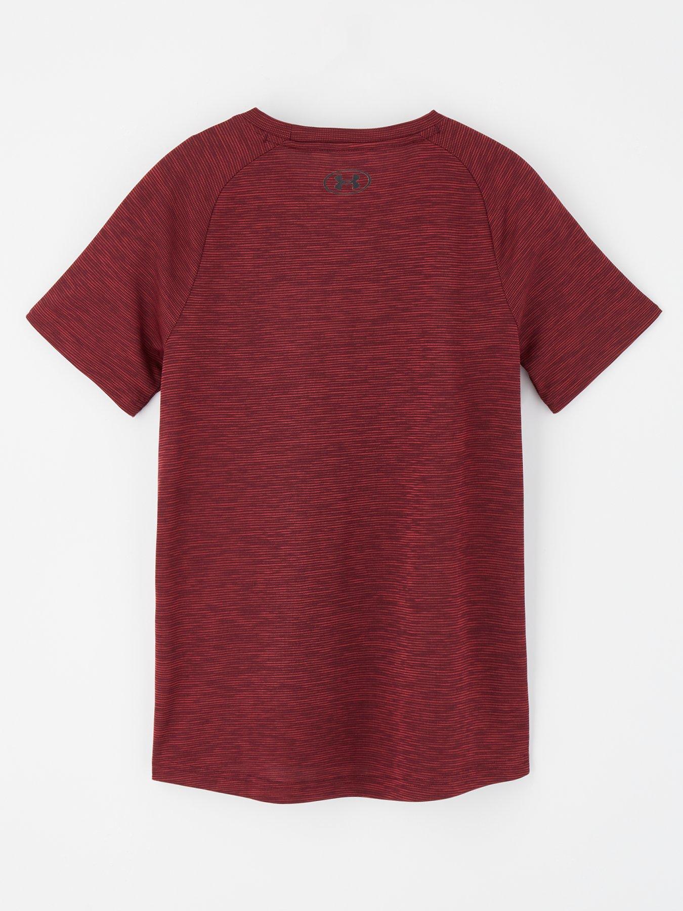 under-armour-boys-training-tech-textured-t-shirt-burgundyback