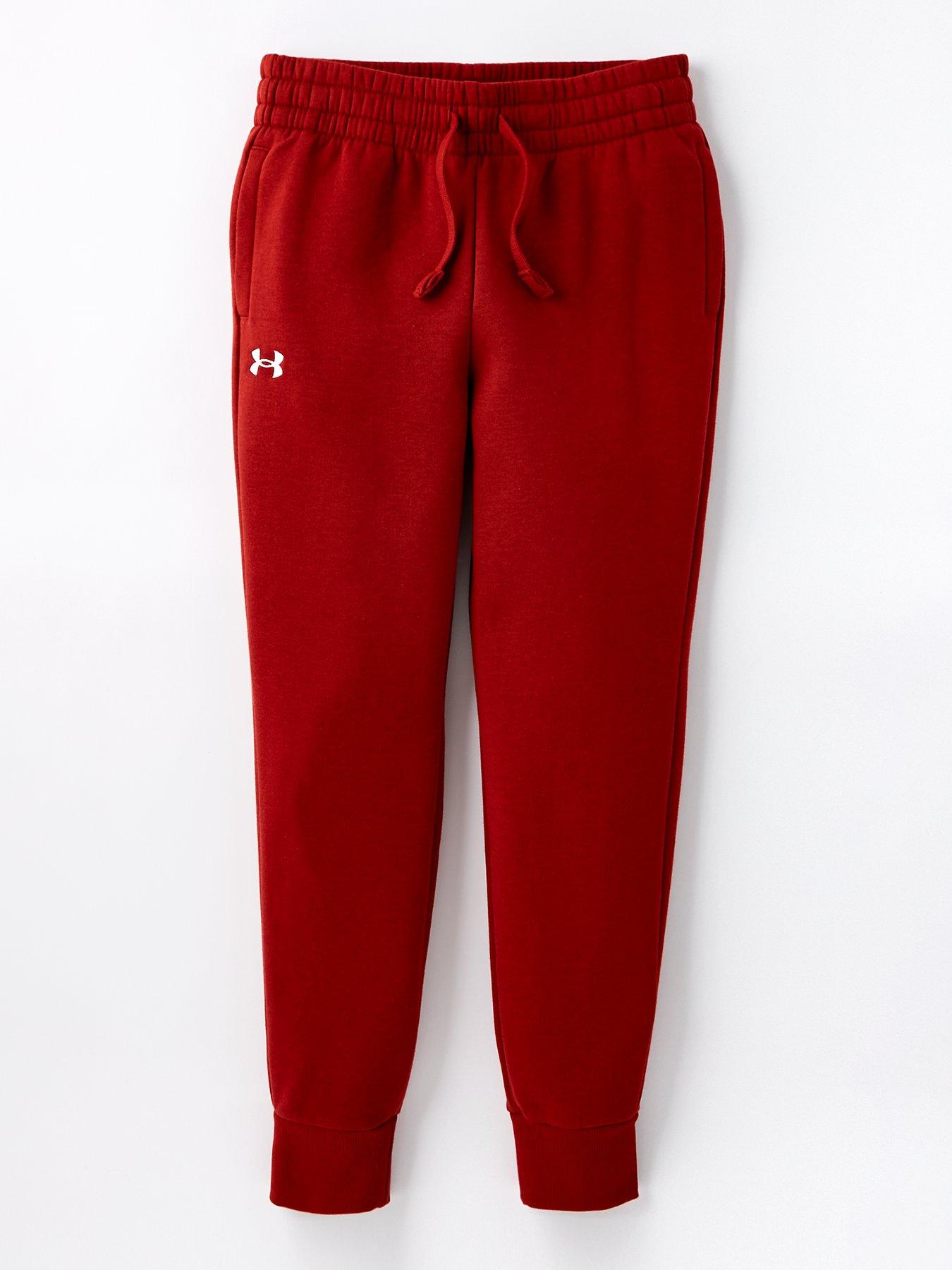 under-armour-girls-training-rival-fleece-joggers-brown