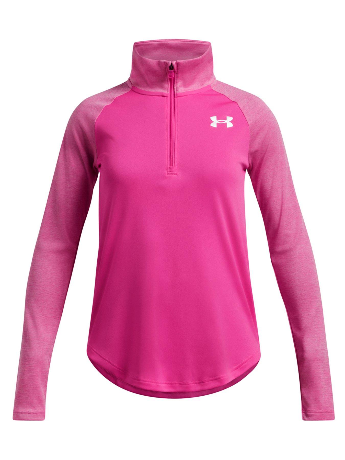 under-armour-girls-training-tech-graphic-12-zip-pink