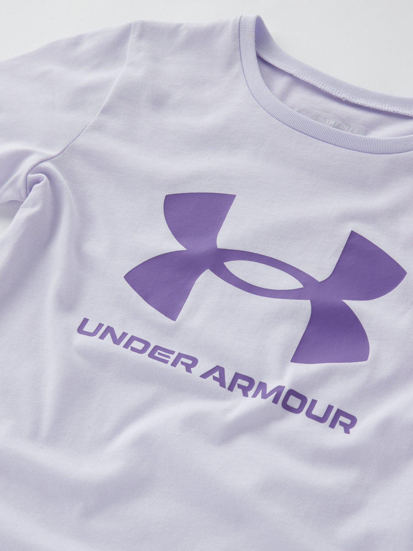 under-armour-girls-training-sportstyle-logo-t-shirt-purpleoutfit