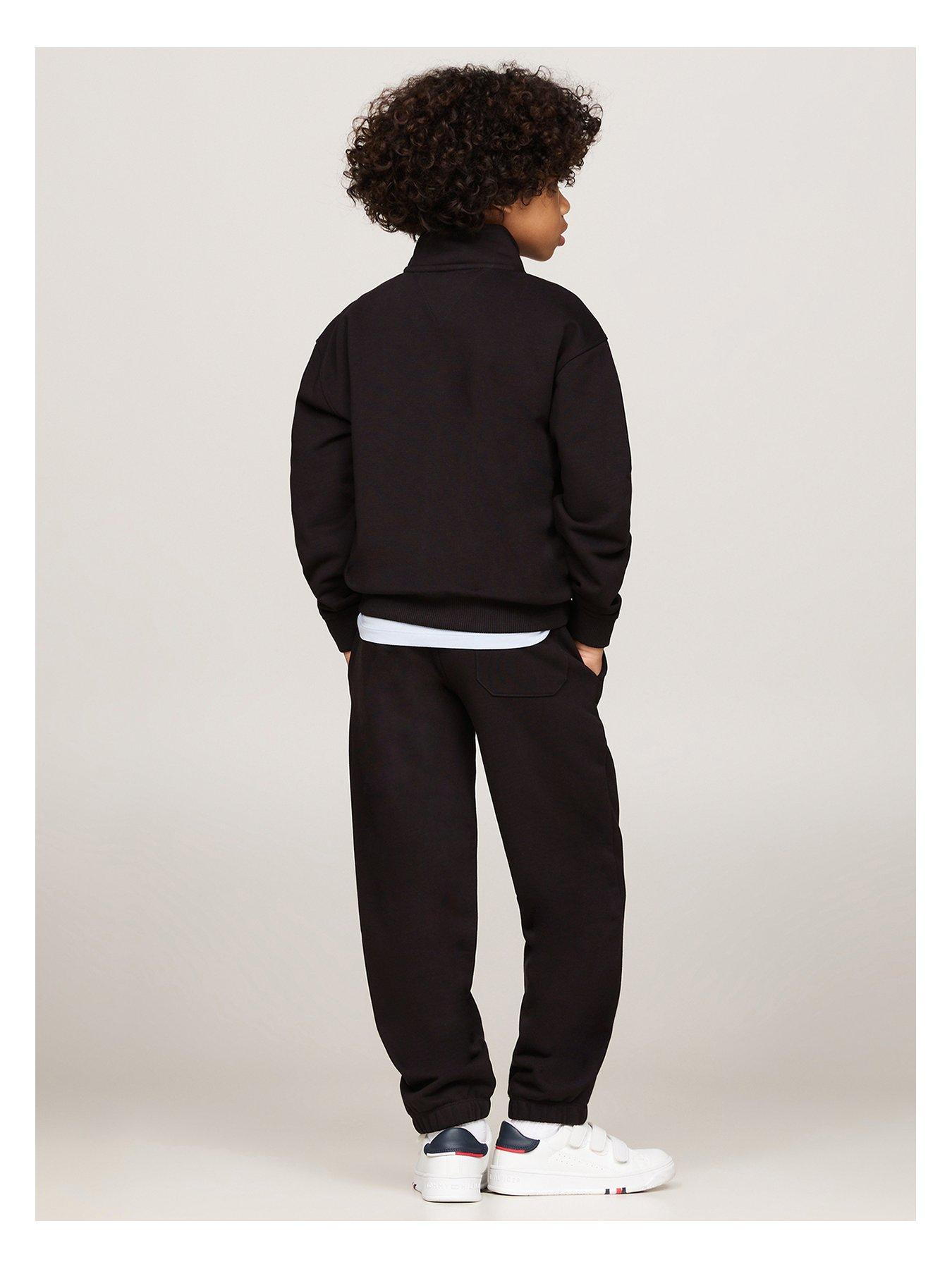 tommy-hilfiger-unisex-u-timeless-zip-up-and-sweatpants-blackback