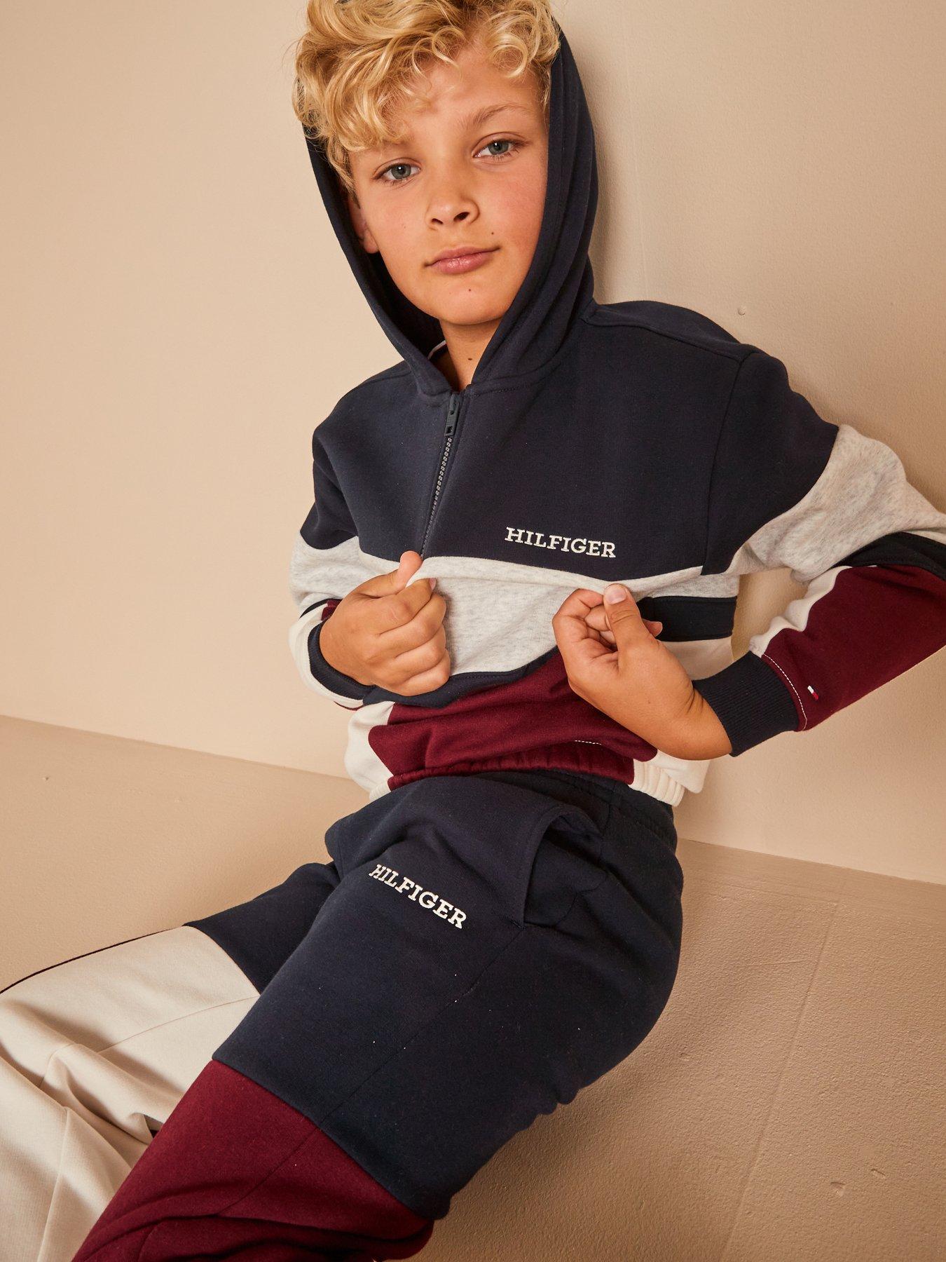 tommy-hilfiger-boys-colourblock-fleece-zip-up-hoodie-multi