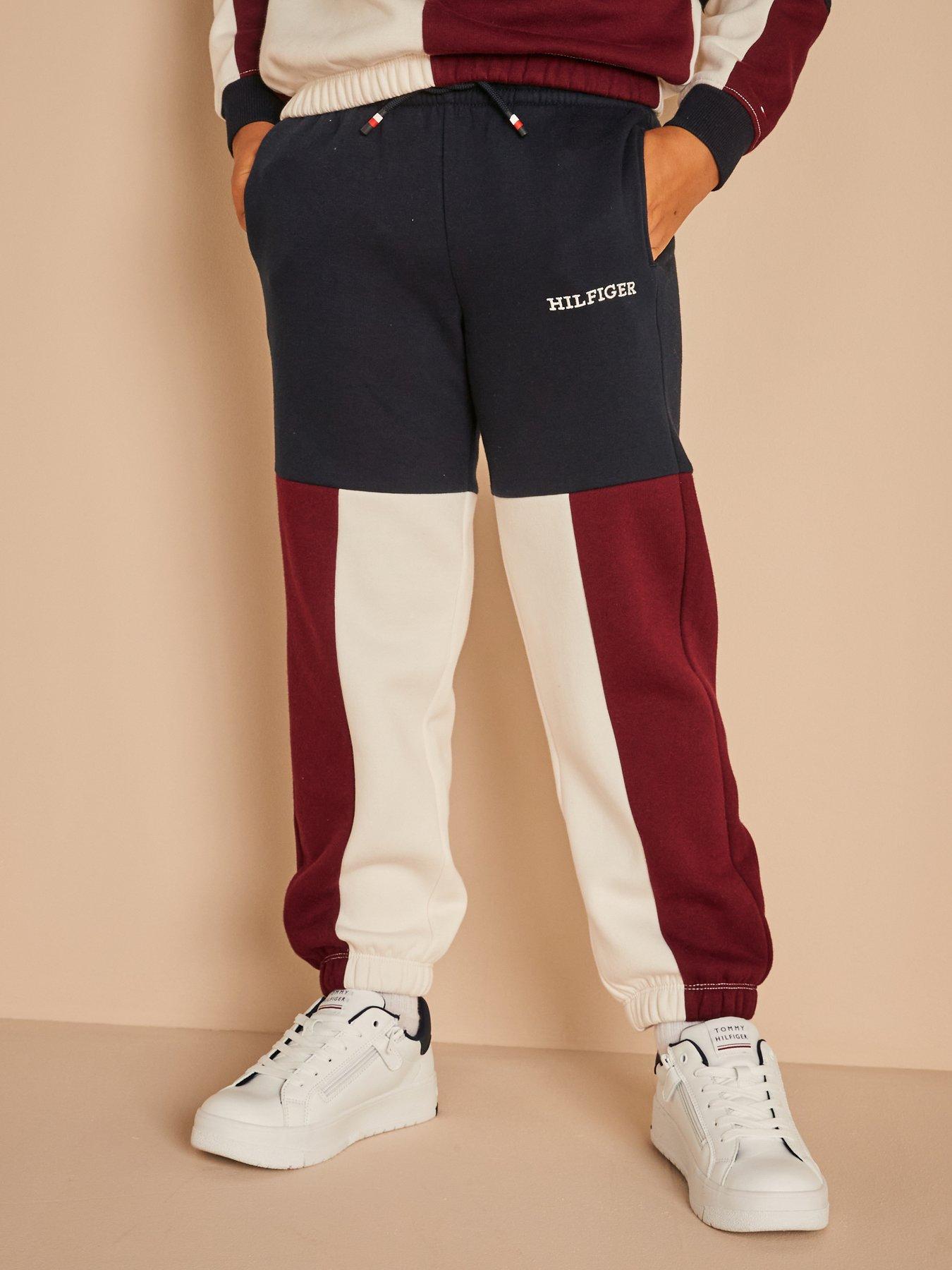 tommy-hilfiger-boys-colourblock-fleece-sweatpants-multi